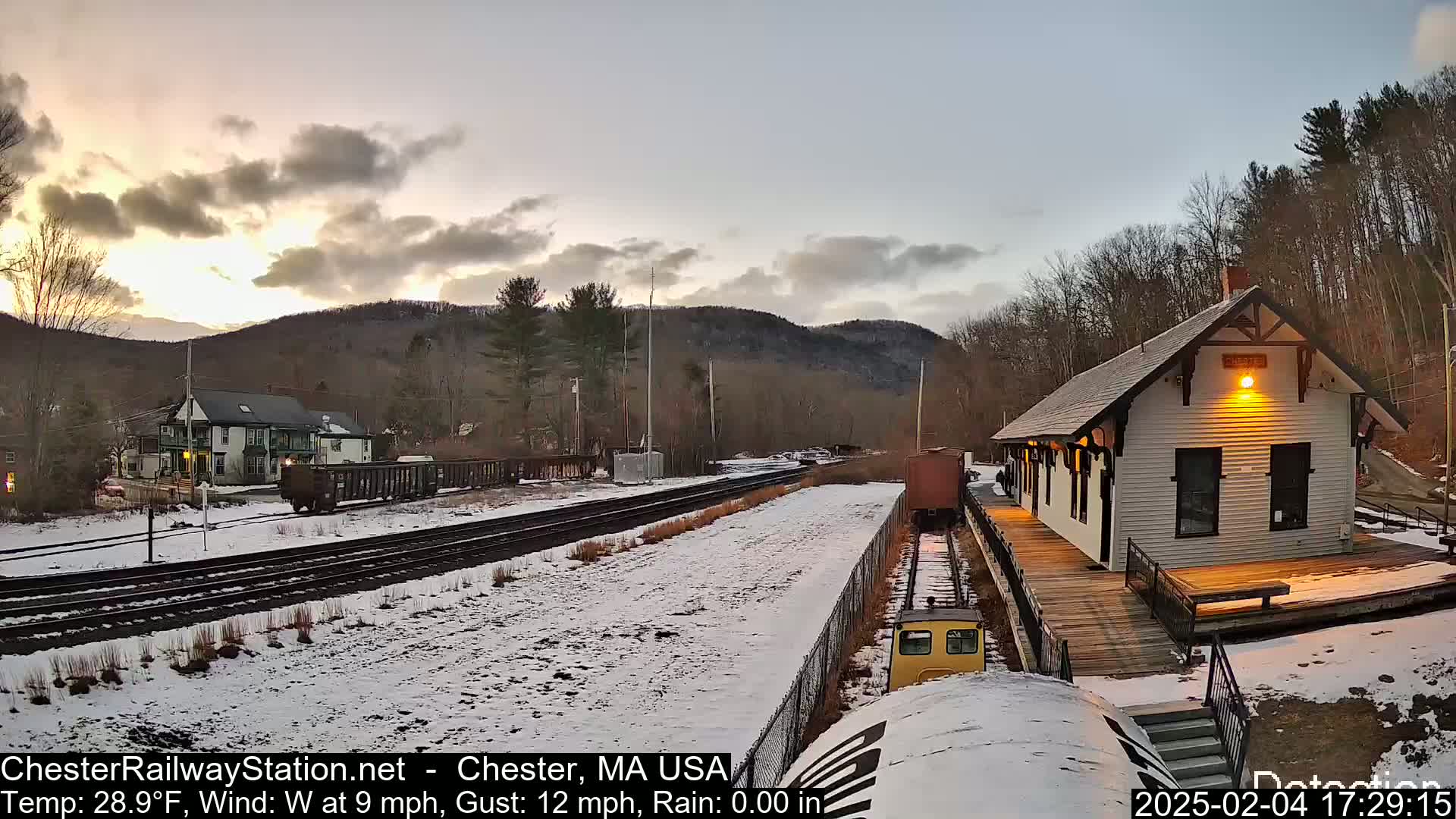 Chester Railway Station Live  Cam - Massachusetts, USA