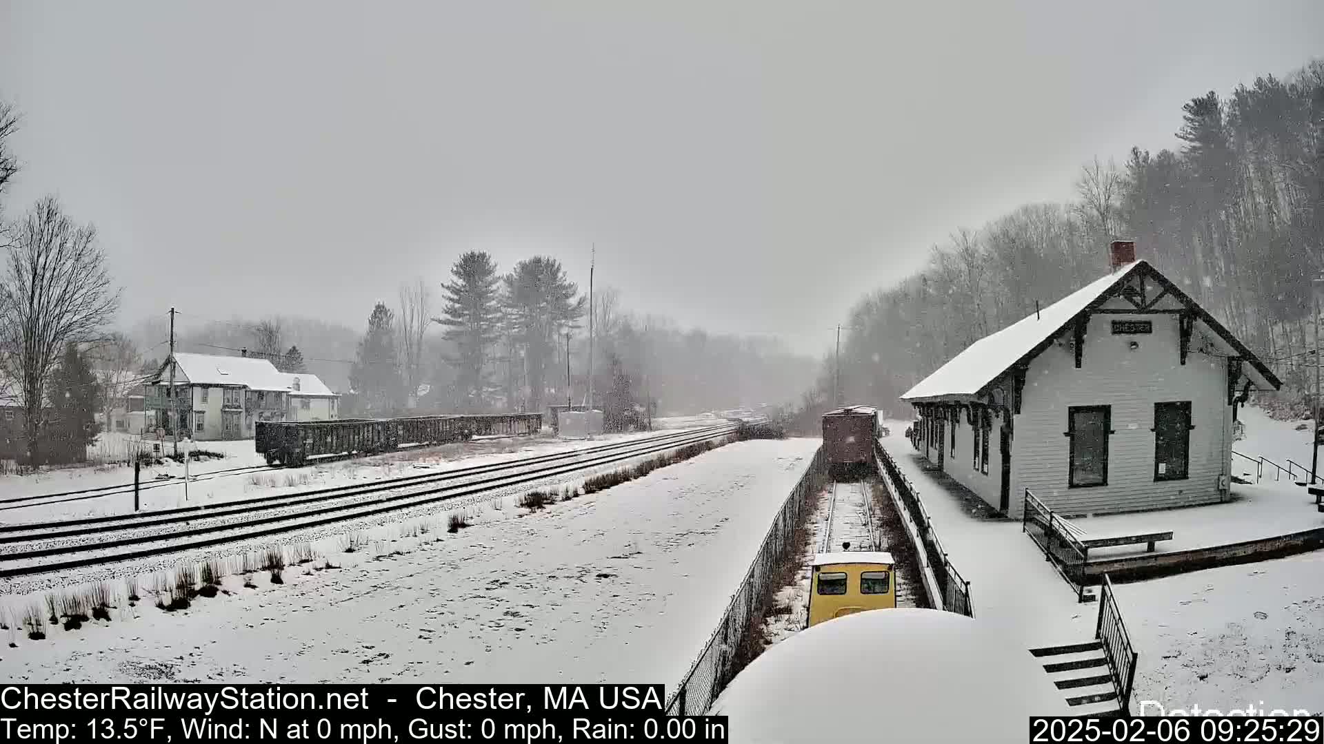 Chester Railway Station Live  Cam - Massachusetts, USA