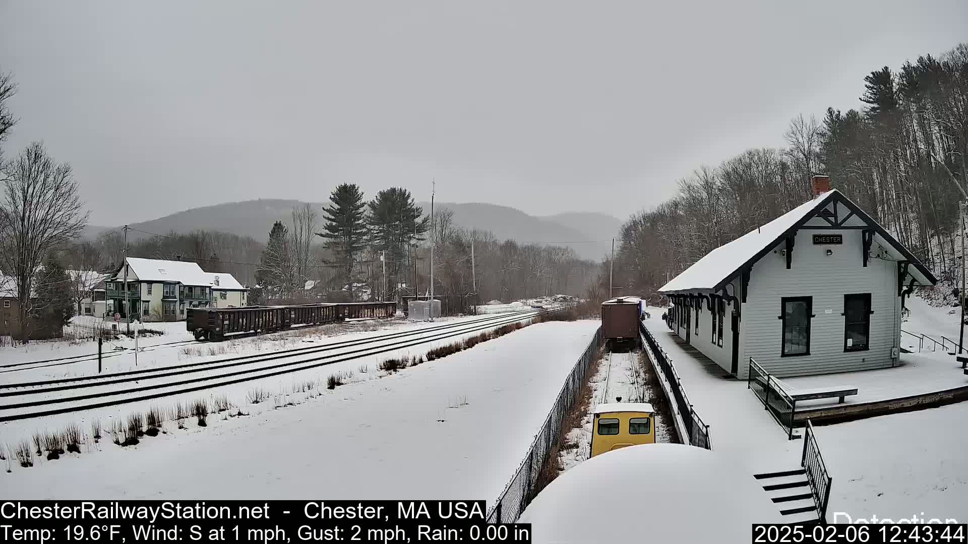 Chester Railway Station Live  Cam - Massachusetts, USA