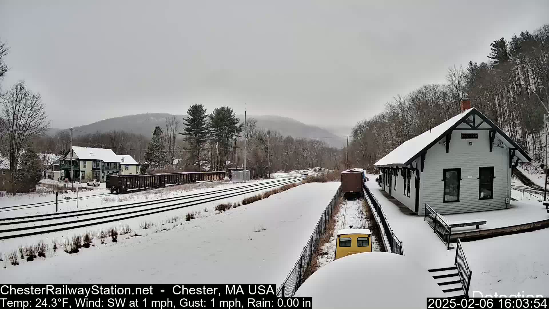 Chester Railway Station Live  Cam - Massachusetts, USA