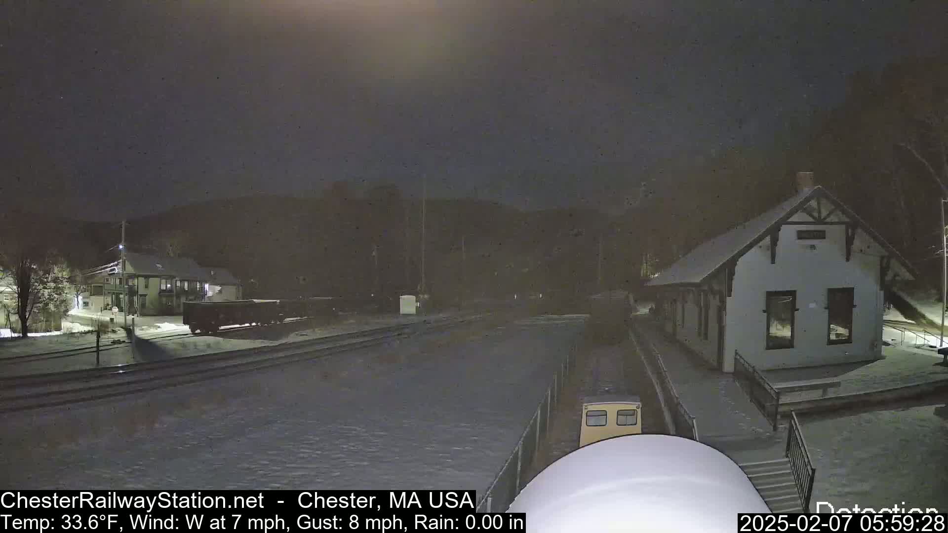 Chester Railway Station Live  Cam - Massachusetts, USA