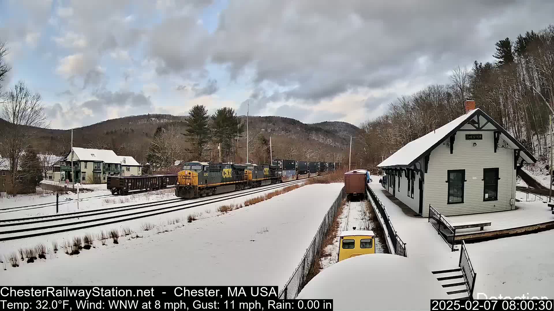 Chester Railway Station Live  Cam - Massachusetts, USA
