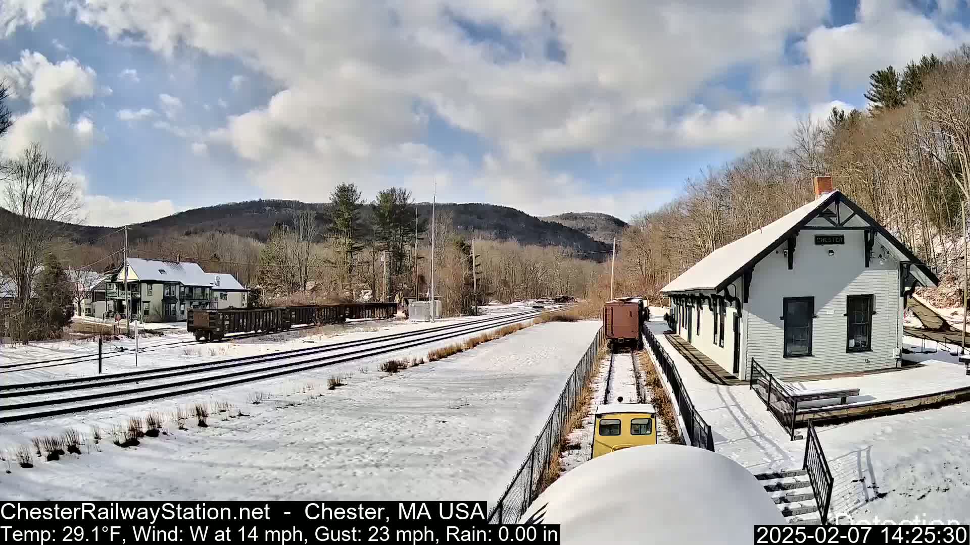 Chester Railway Station Live  Cam - Massachusetts, USA