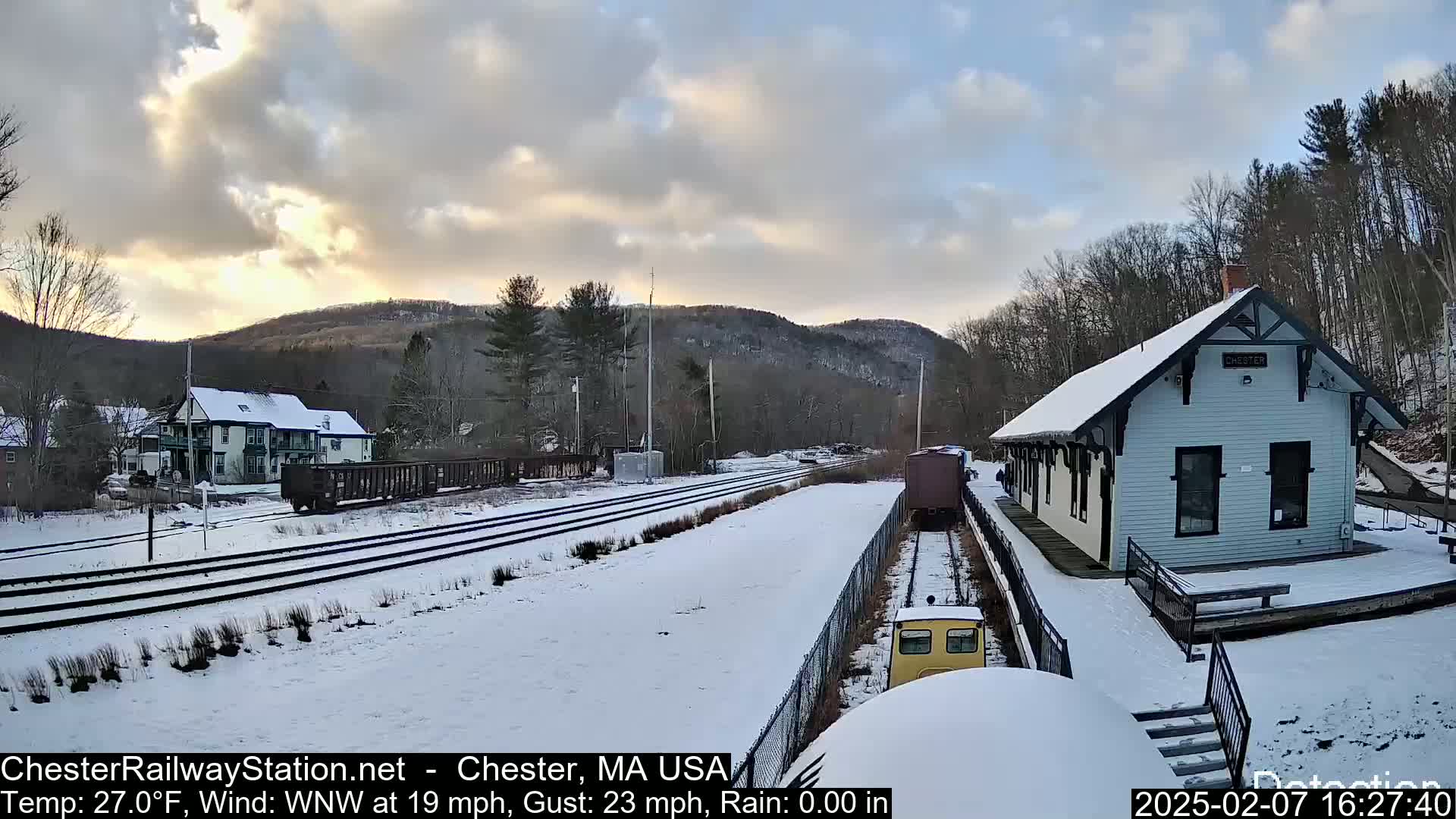 Chester Railway Station Live  Cam - Massachusetts, USA