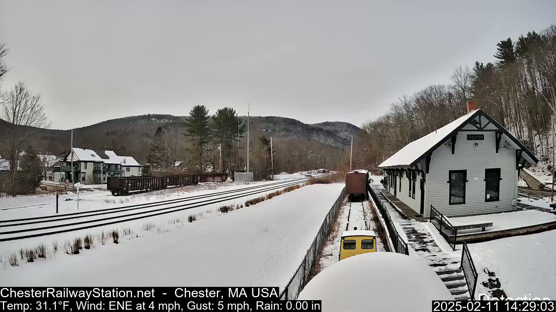 Chester Railway Station Live  Cam - Massachusetts, USA