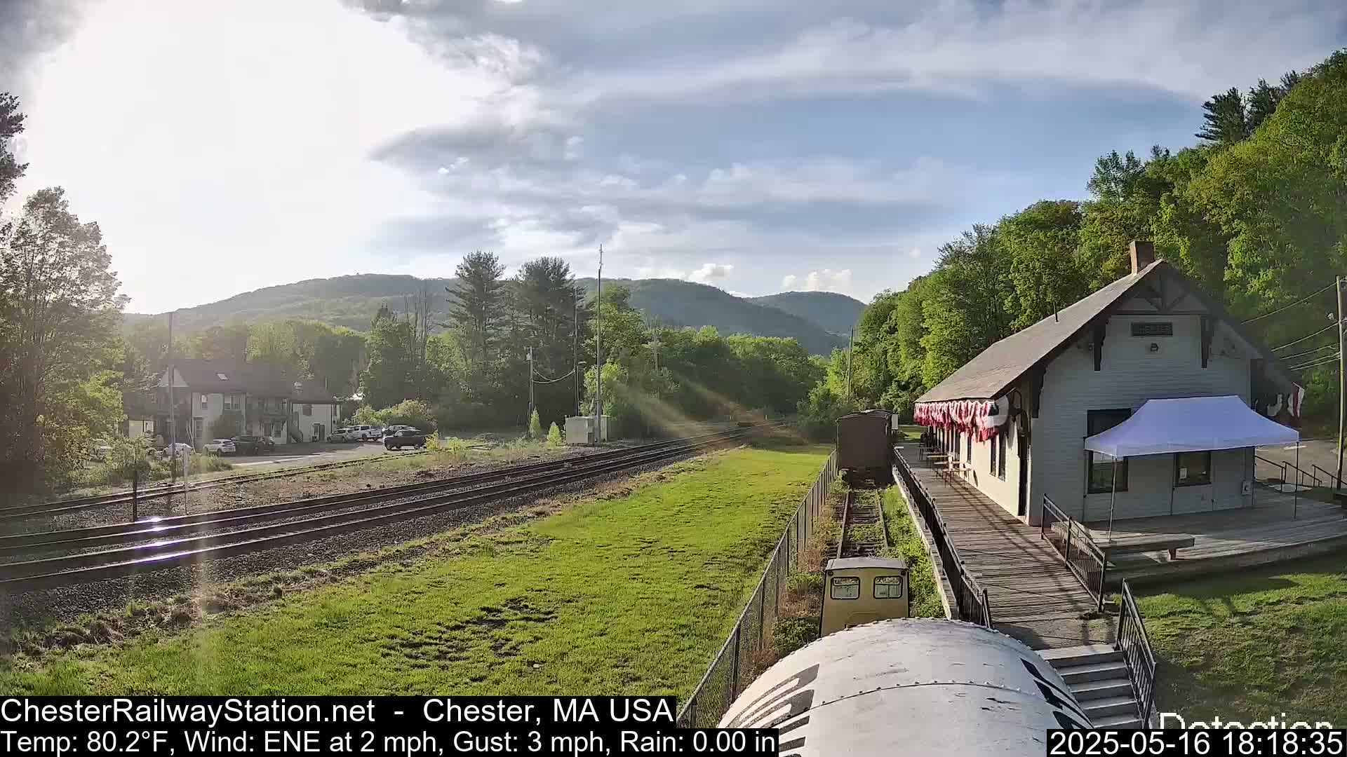 Chester Railway Station Live  Cam - Massachusetts, USA