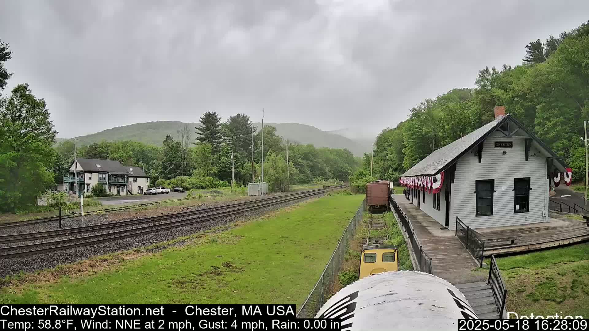 Chester Railway Station Live  Cam - Massachusetts, USA