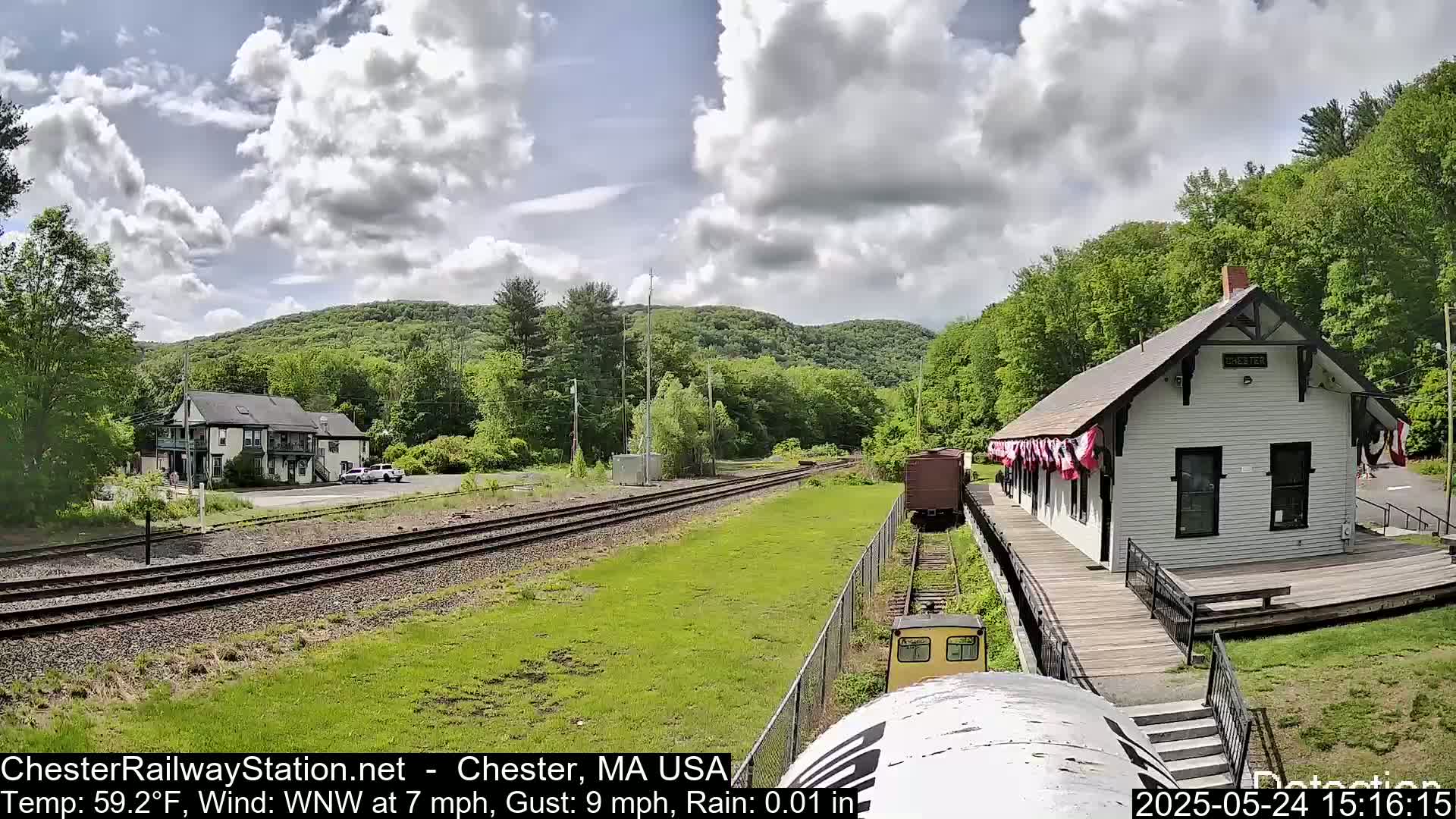 Chester Railway Station Live  Cam - Massachusetts, USA