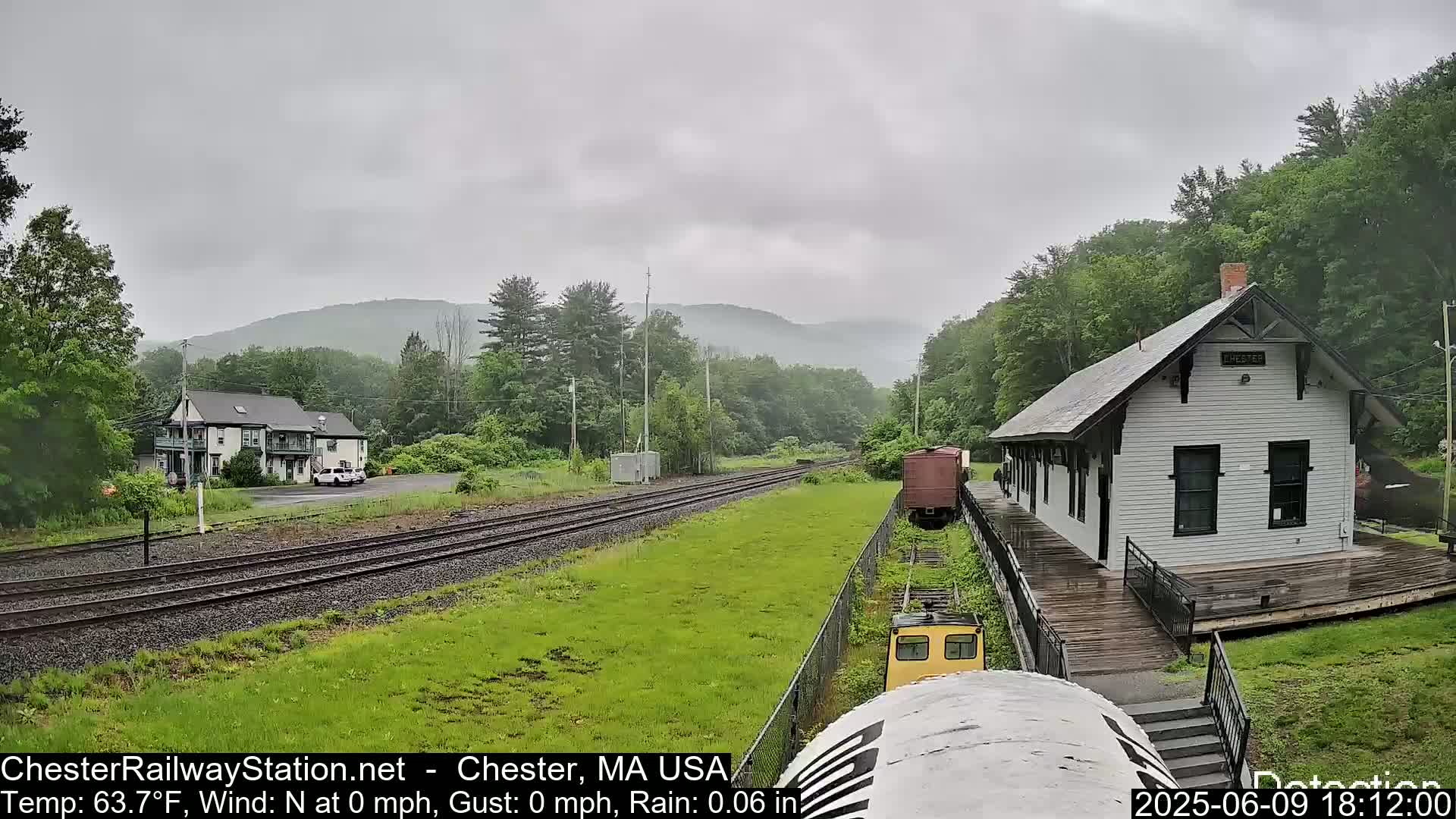 Chester Railway Station Live  Cam - Massachusetts, USA