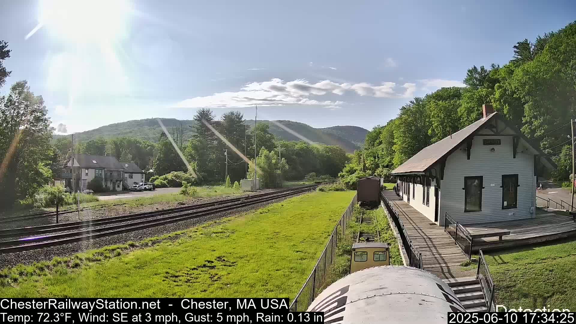 Chester Railway Station Live  Cam - Massachusetts, USA