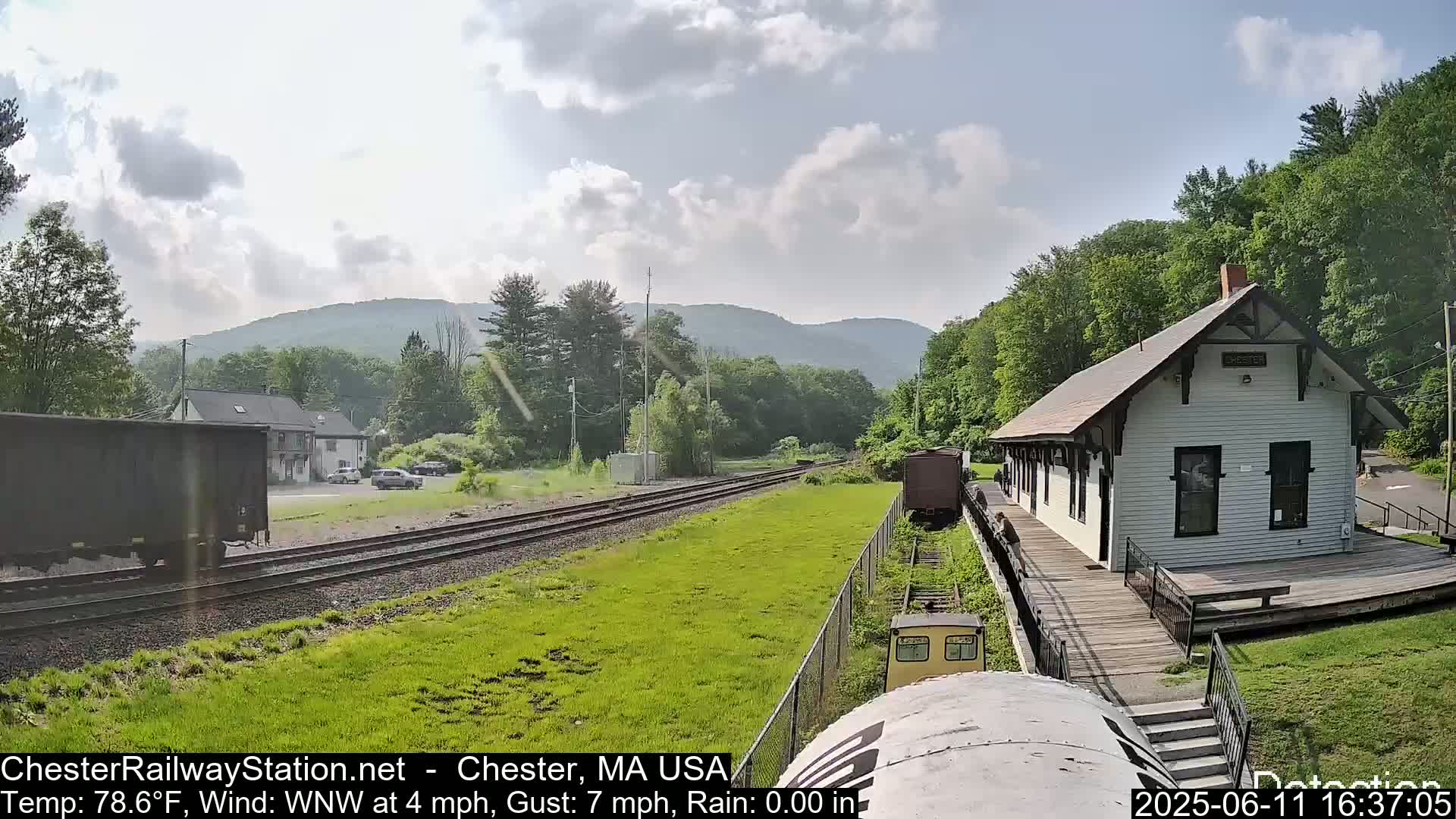 Chester Railway Station Live  Cam - Massachusetts, USA