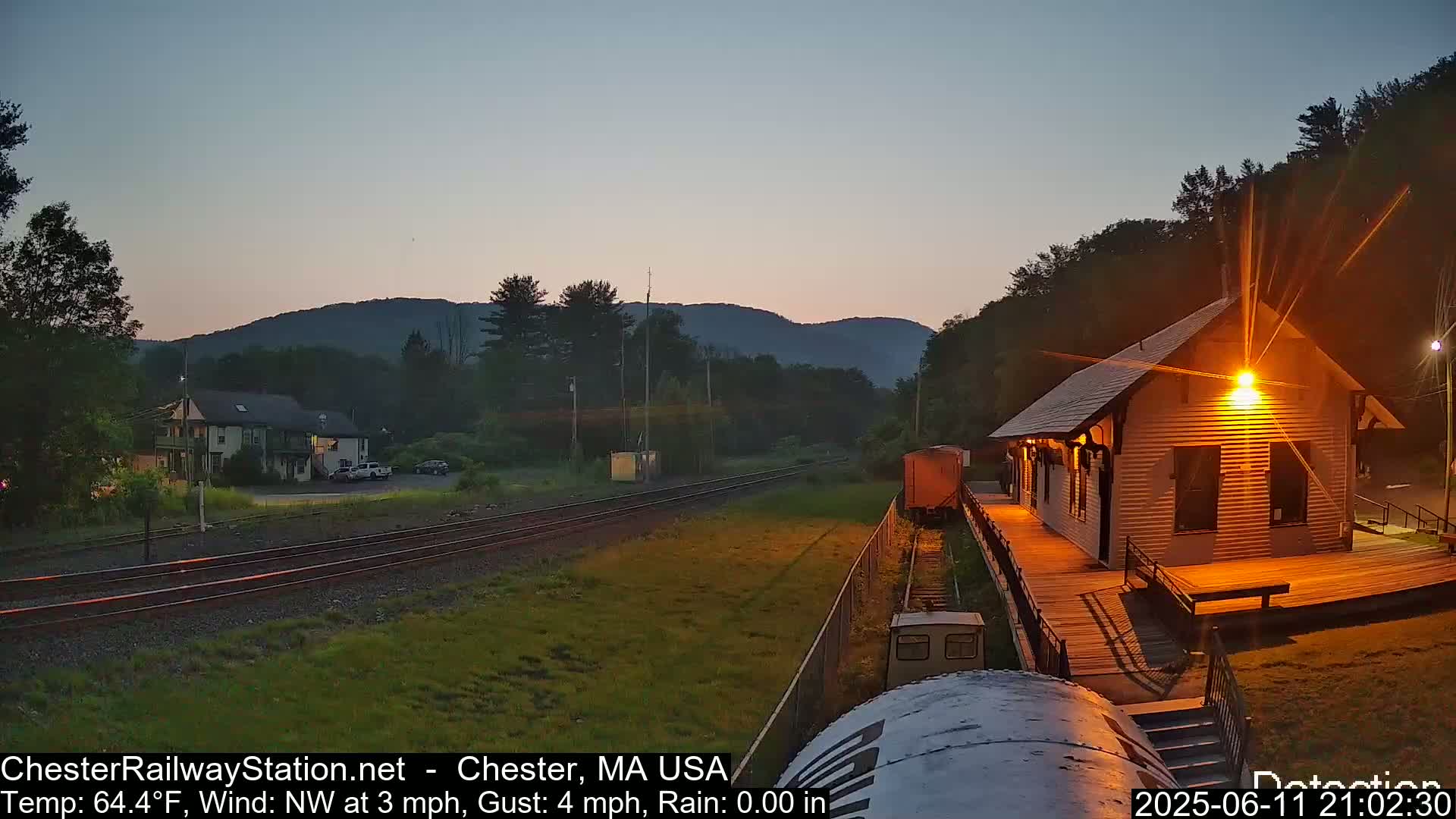 Chester Railway Station Live  Cam - Massachusetts, USA