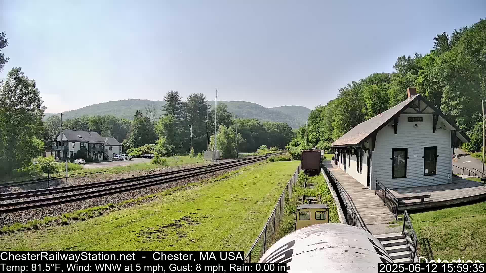 Chester Railway Station Live  Cam - Massachusetts, USA