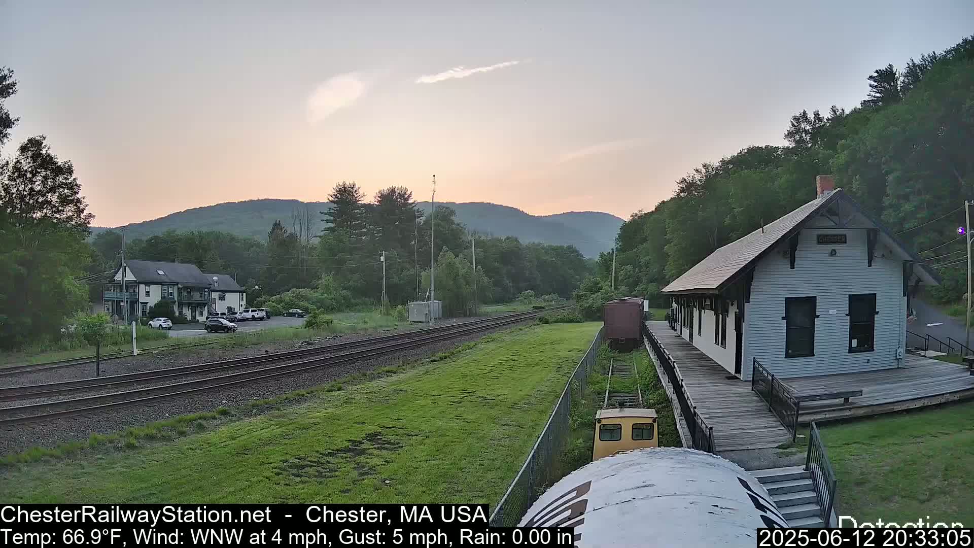 Chester Railway Station Live  Cam - Massachusetts, USA