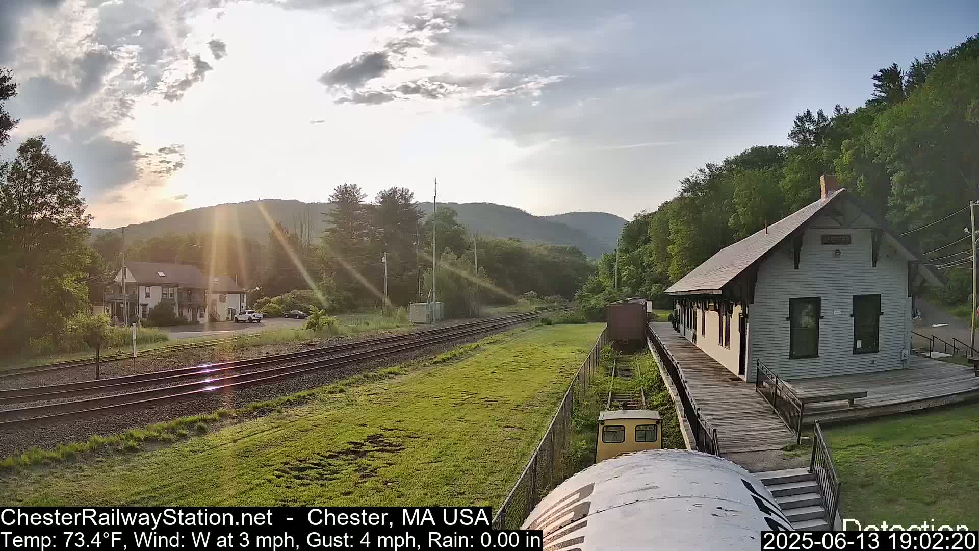 Chester Railway Station Live  Cam - Massachusetts, USA