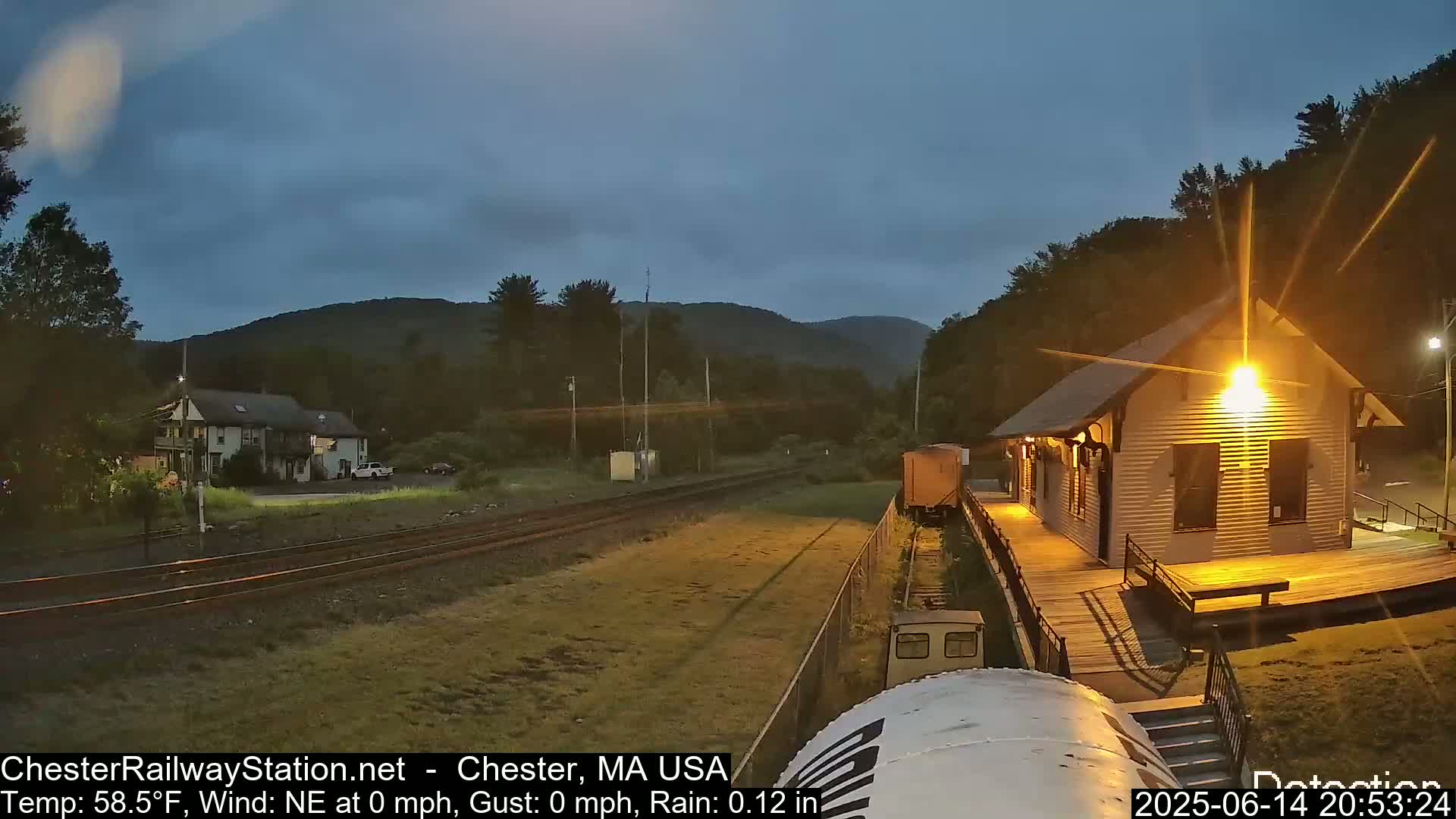 Chester Railway Station Live  Cam - Massachusetts, USA