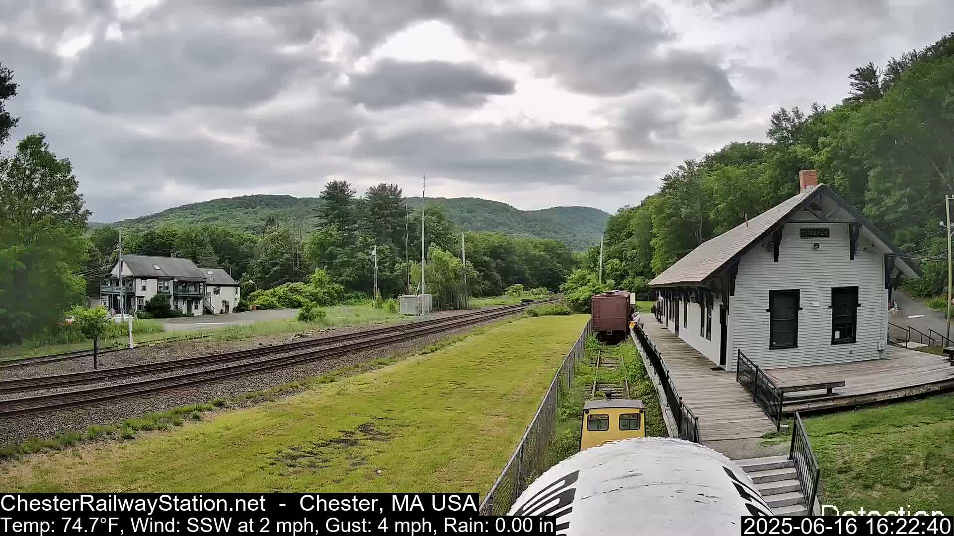 Chester Railway Station Live  Cam - Massachusetts, USA