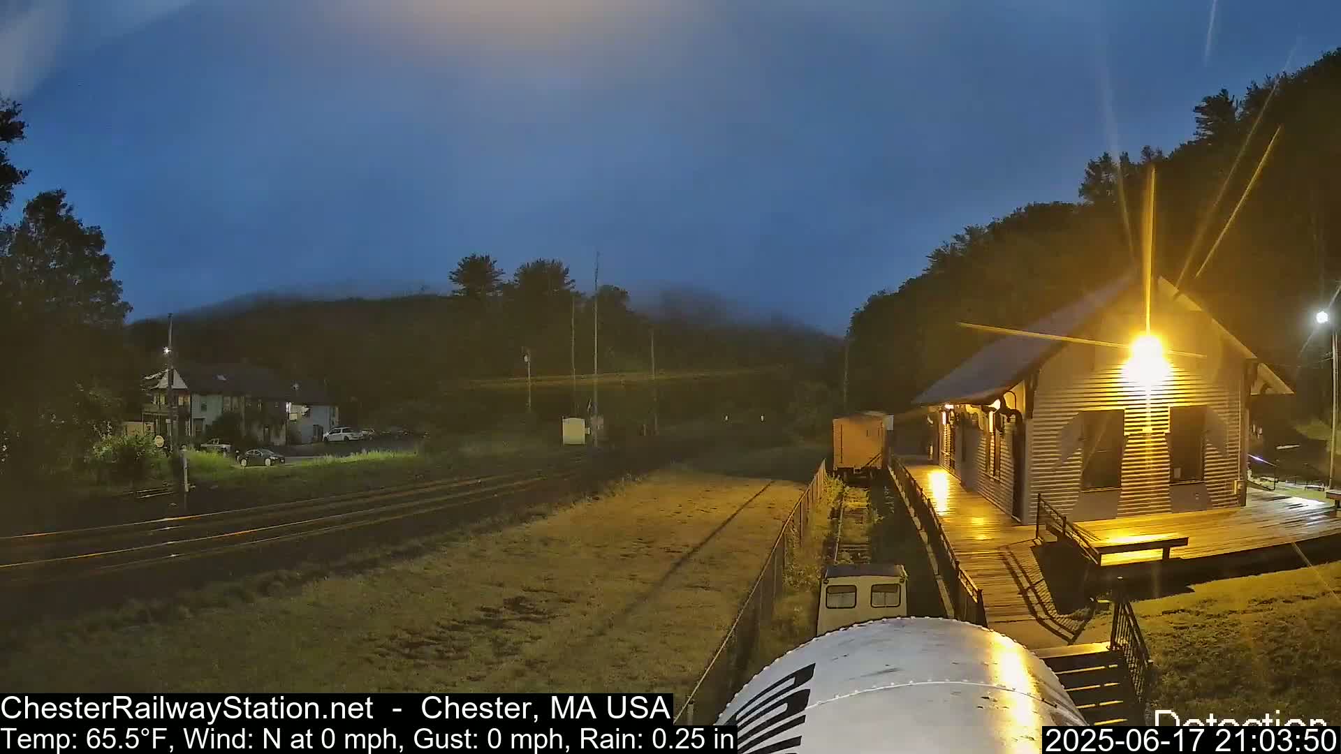 Chester Railway Station Live  Cam - Massachusetts, USA