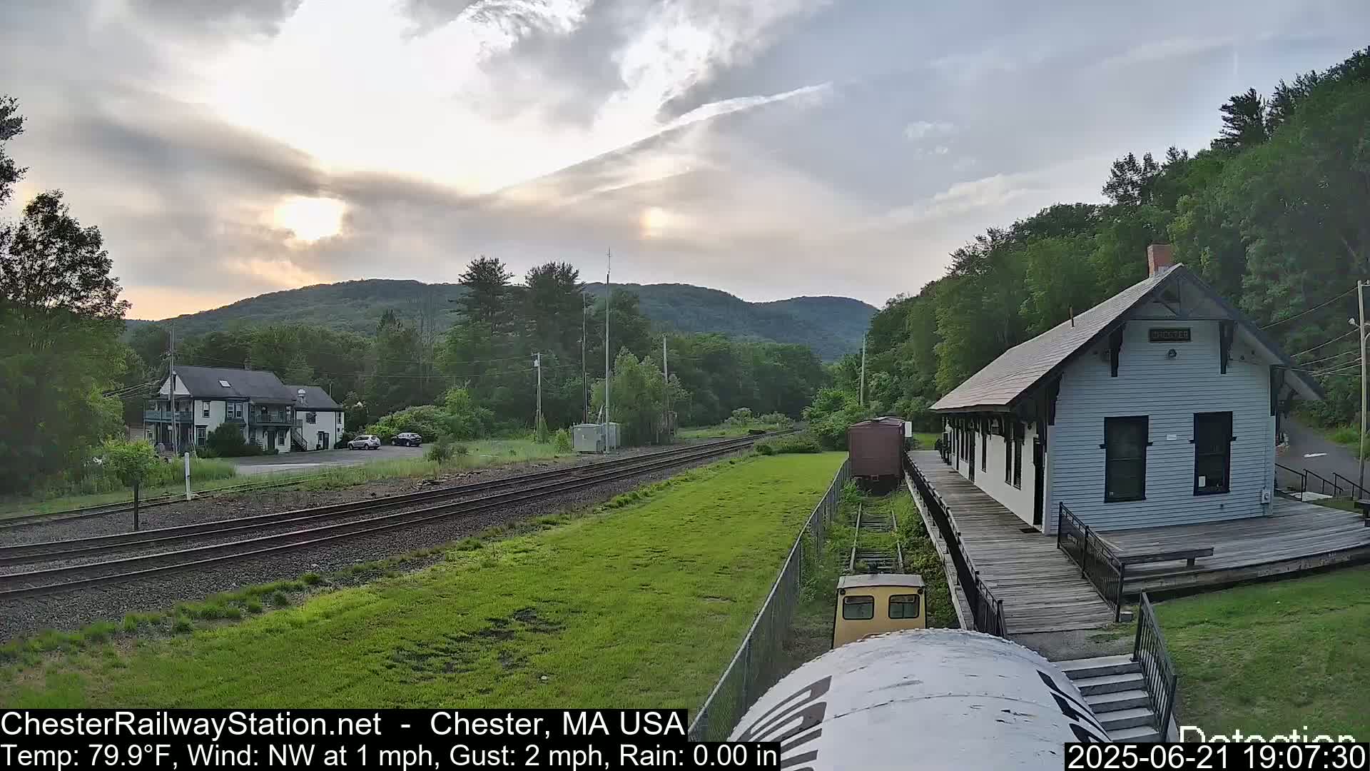 Chester Railway Station Live  Cam - Massachusetts, USA