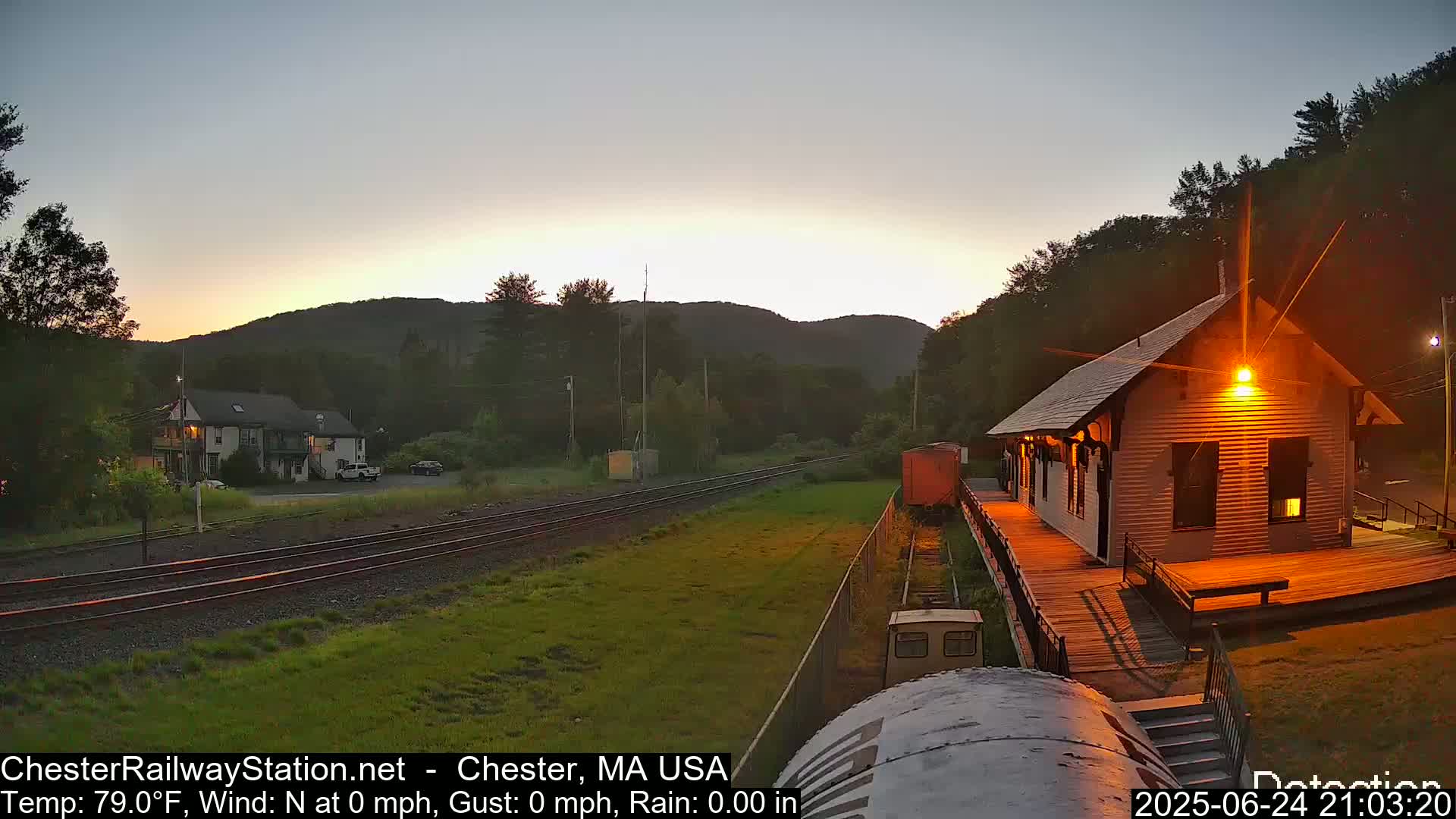 Chester Railway Station Live  Cam - Massachusetts, USA