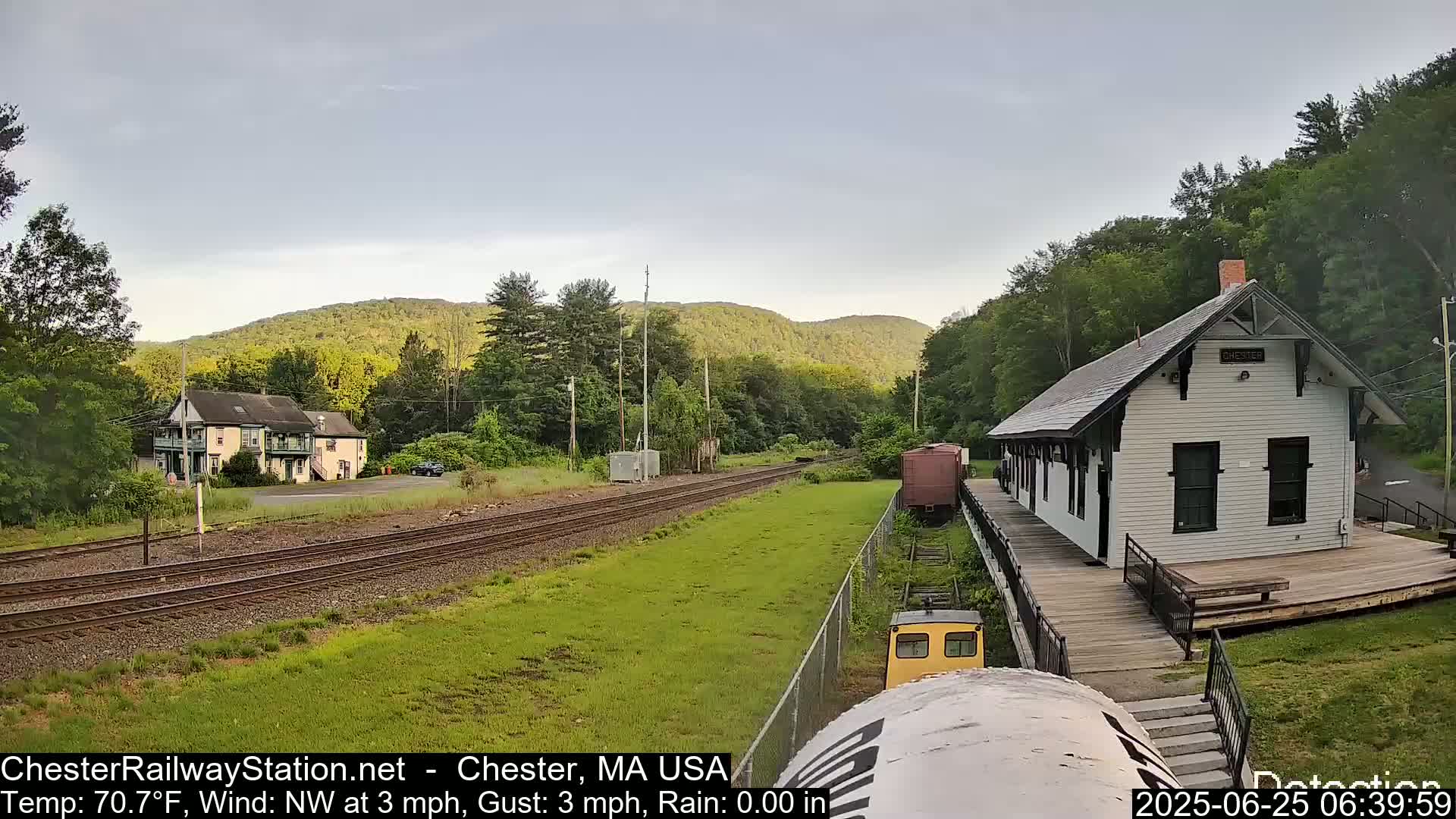 Chester Railway Station Live  Cam - Massachusetts, USA