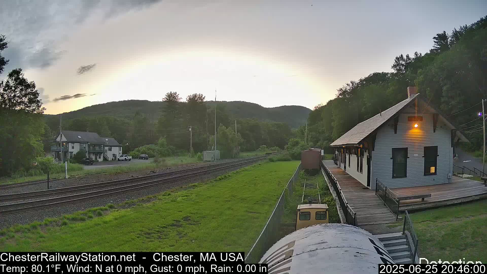 Chester Railway Station Live  Cam - Massachusetts, USA