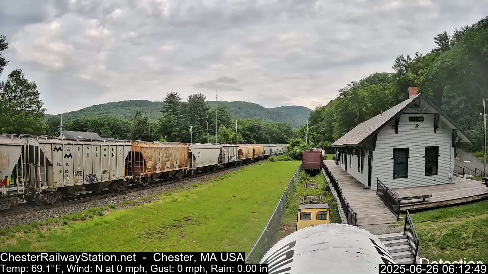 Chester Railway Station Live  Cam - Massachusetts, USA