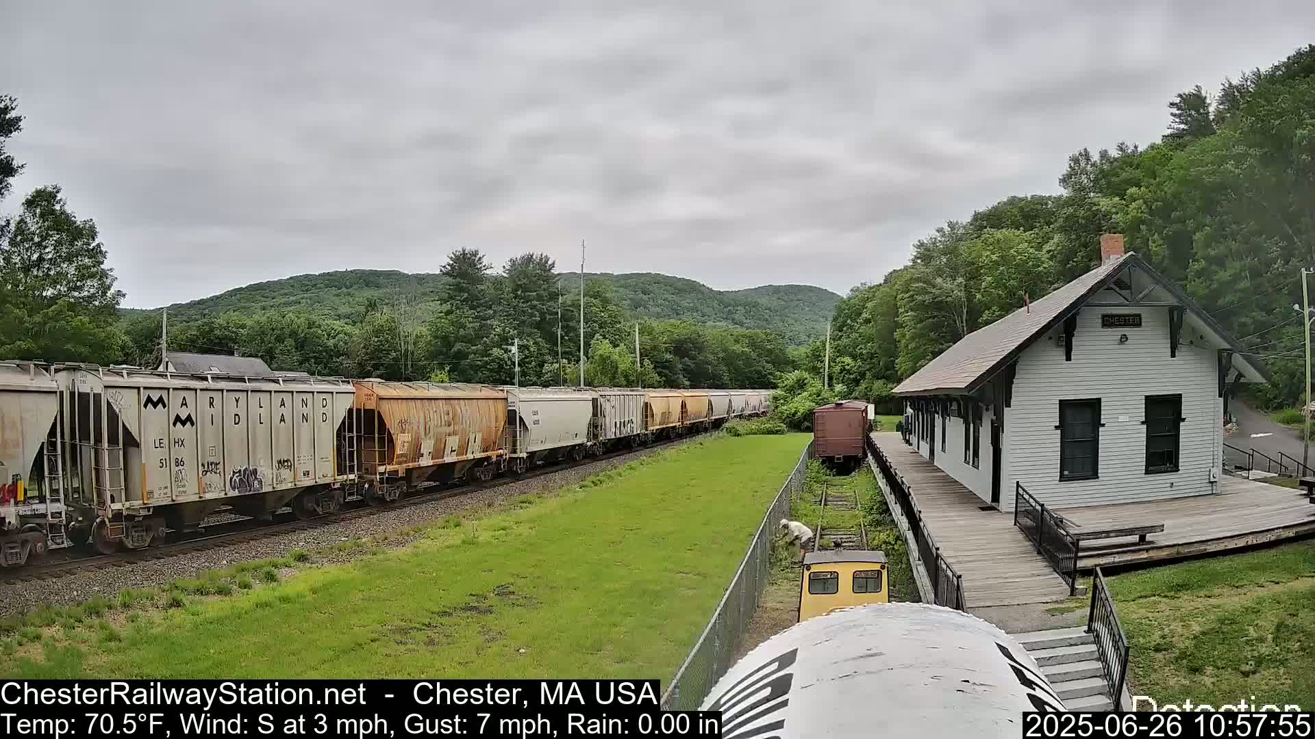 Chester Railway Station Live  Cam - Massachusetts, USA