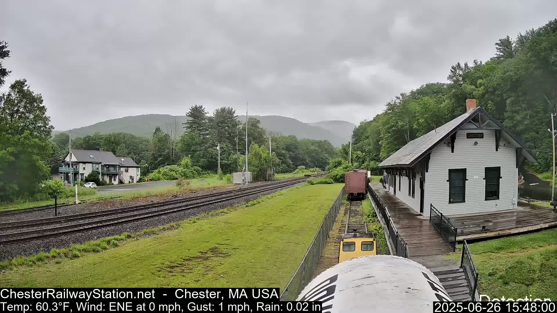 Chester Railway Station Live  Cam - Massachusetts, USA