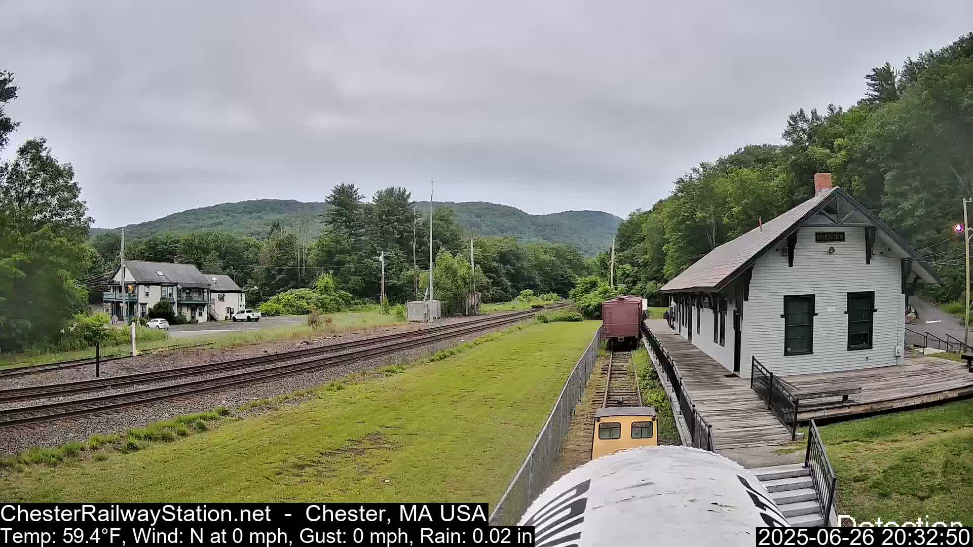 Chester Railway Station Live  Cam - Massachusetts, USA