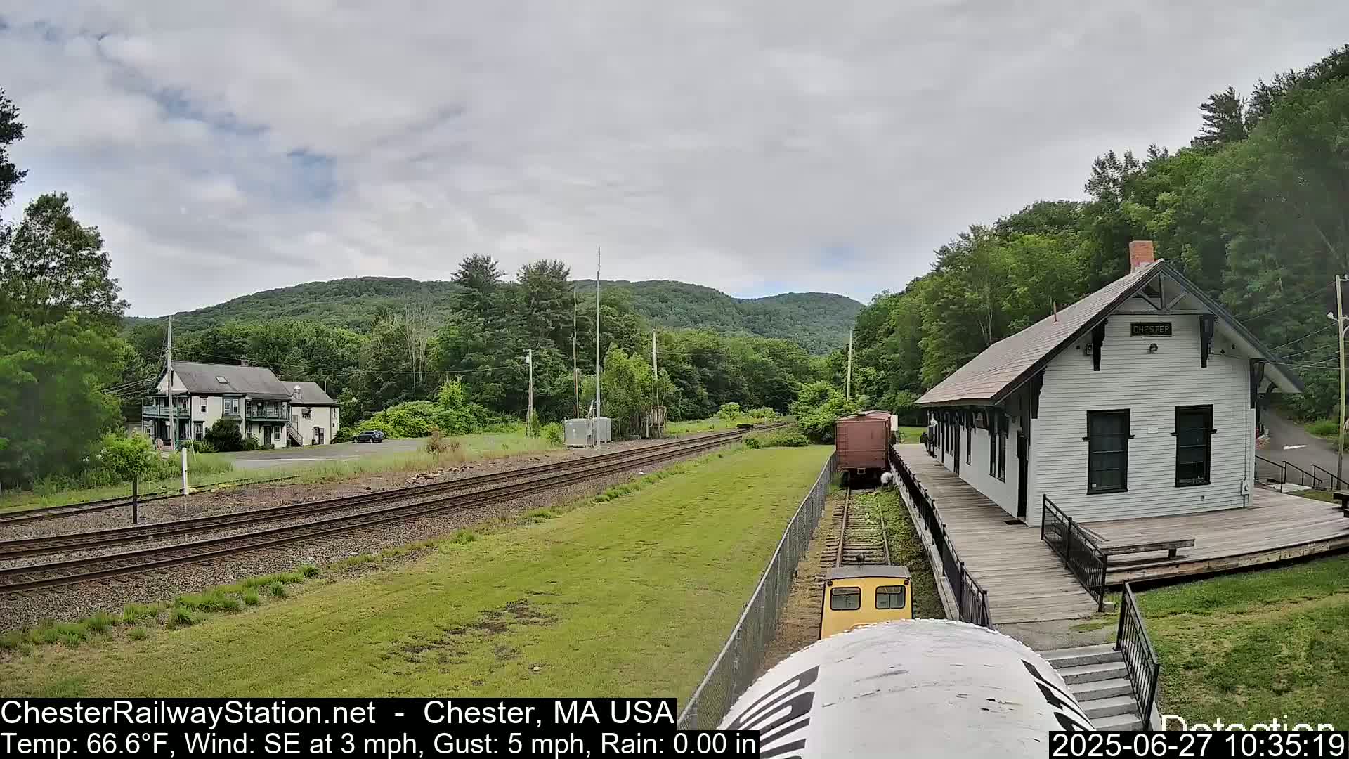 Chester Railway Station Live  Cam - Massachusetts, USA