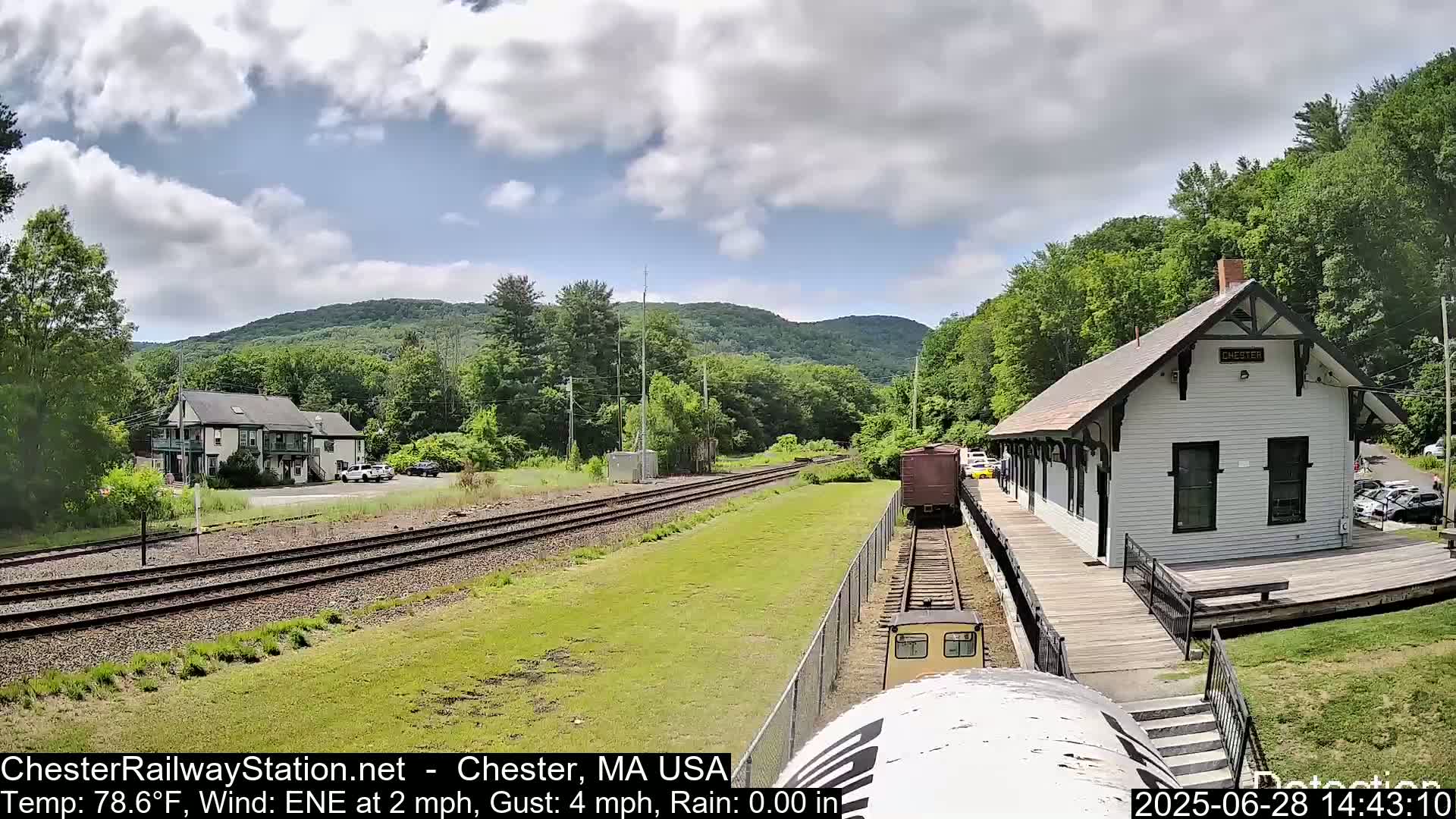 Chester Railway Station Live  Cam - Massachusetts, USA