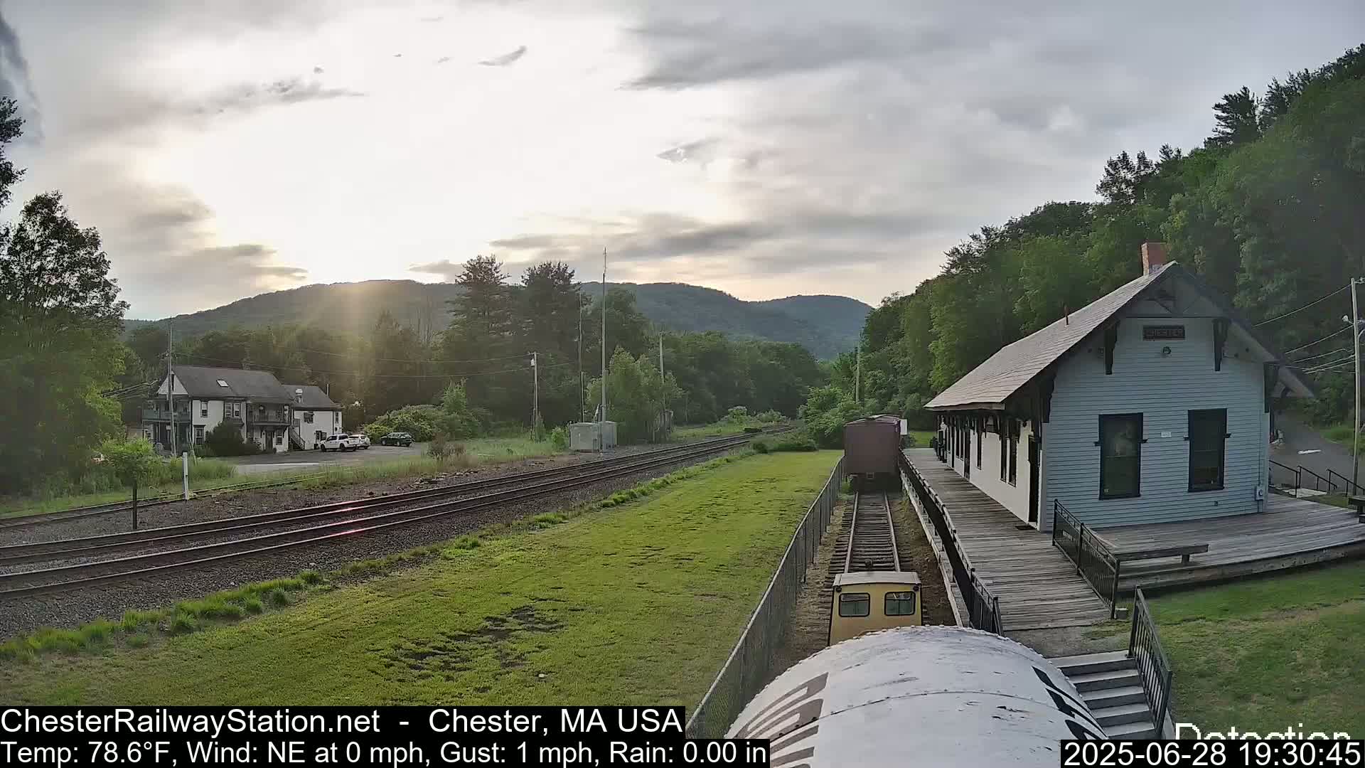 Chester Railway Station Live  Cam - Massachusetts, USA