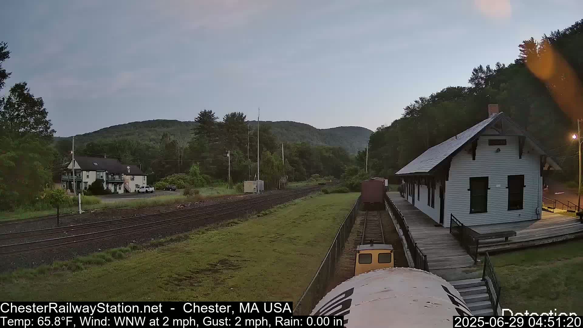 Chester Railway Station Live  Cam - Massachusetts, USA