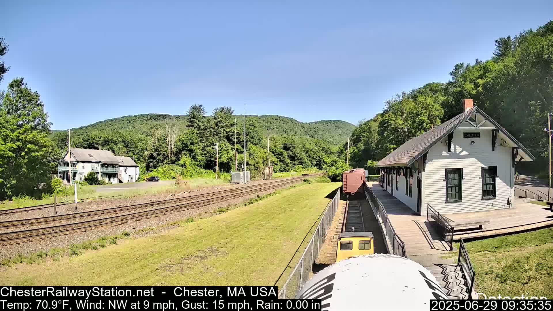 Chester Railway Station Live  Cam - Massachusetts, USA