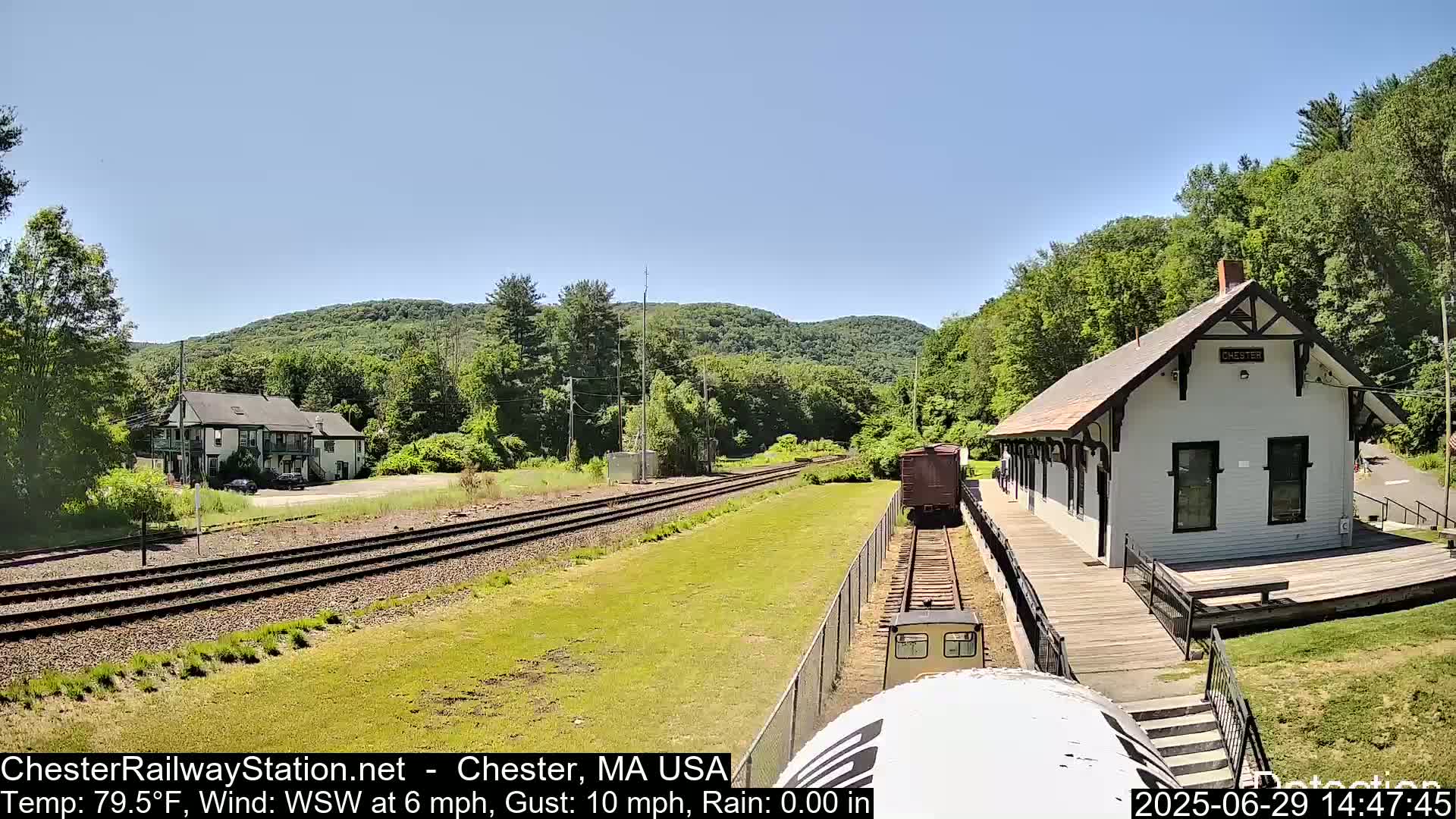 Chester Railway Station Live  Cam - Massachusetts, USA