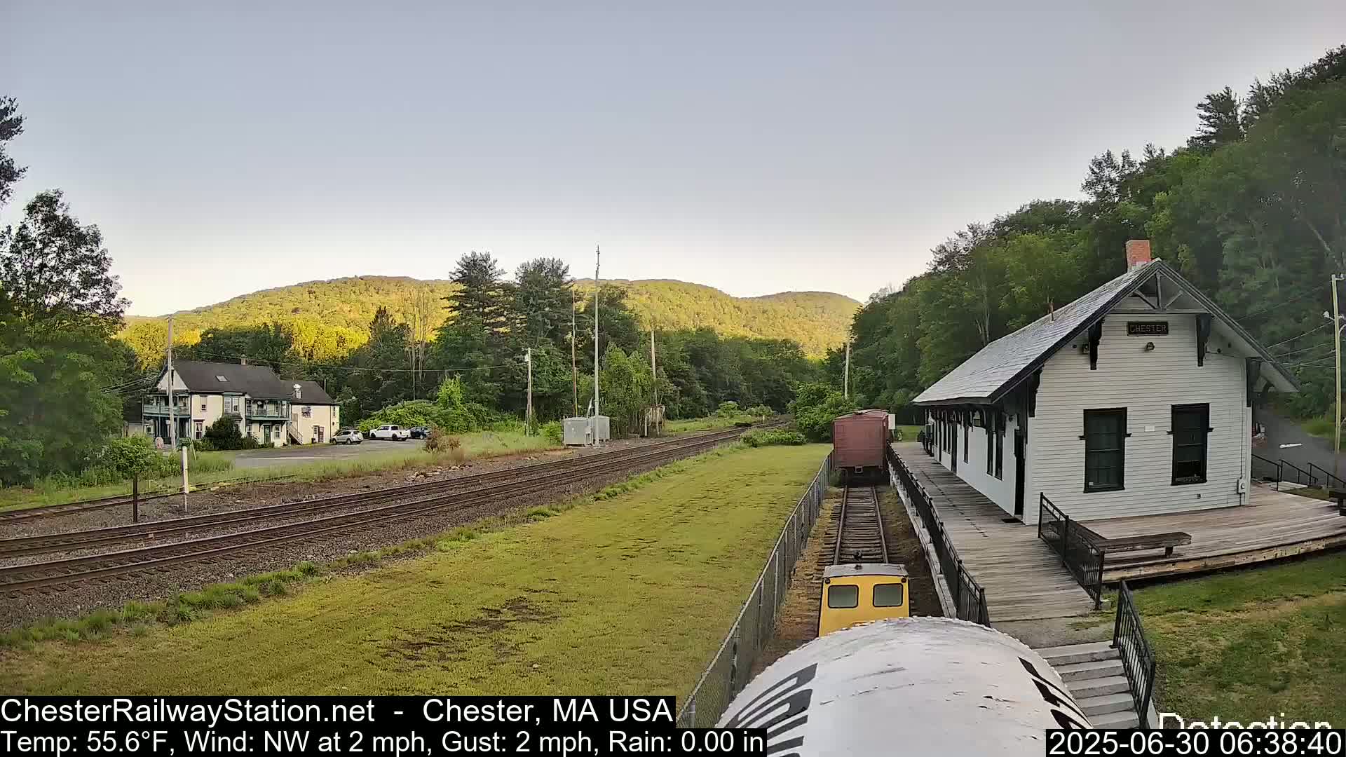 Chester Railway Station Live  Cam - Massachusetts, USA