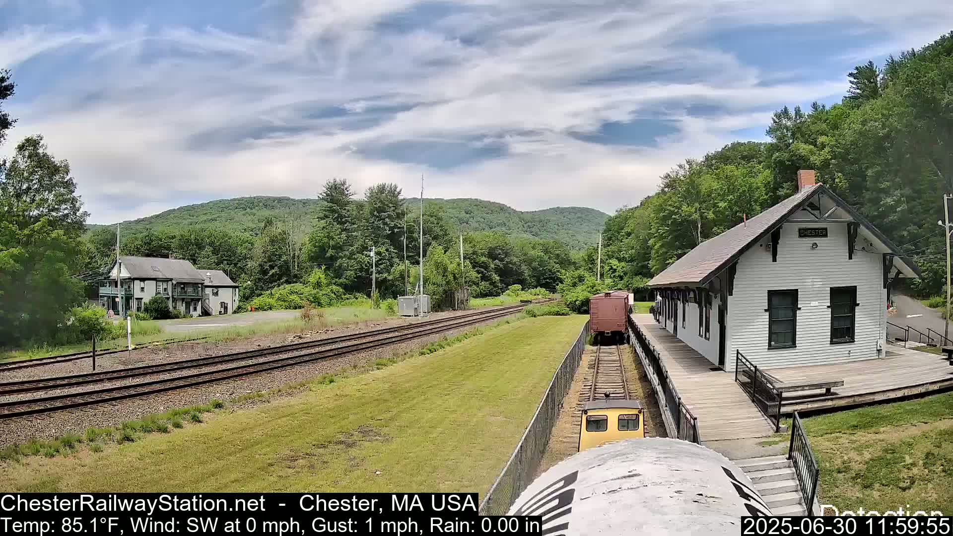 Chester Railway Station Live  Cam - Massachusetts, USA