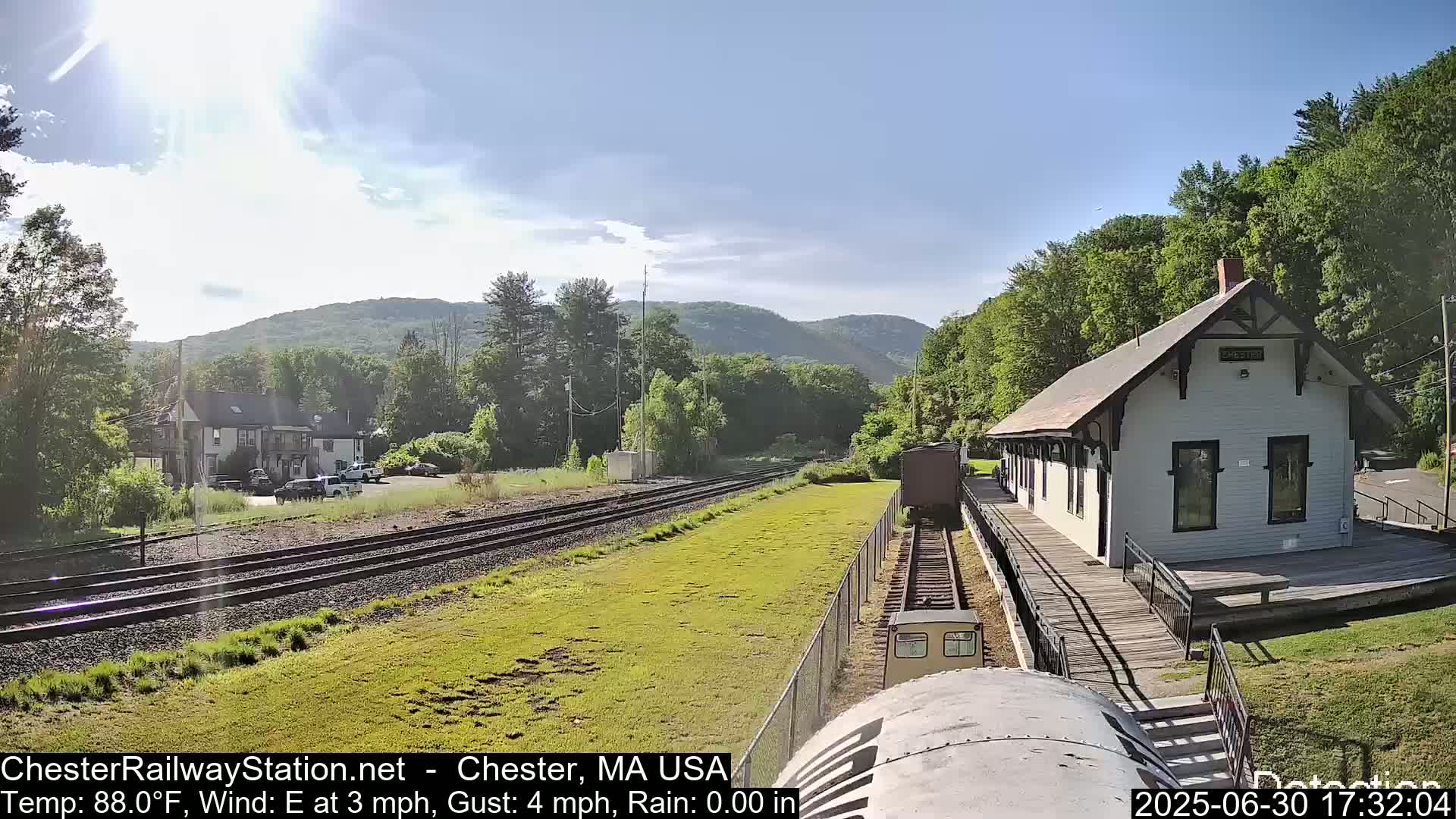 Chester Railway Station Live  Cam - Massachusetts, USA