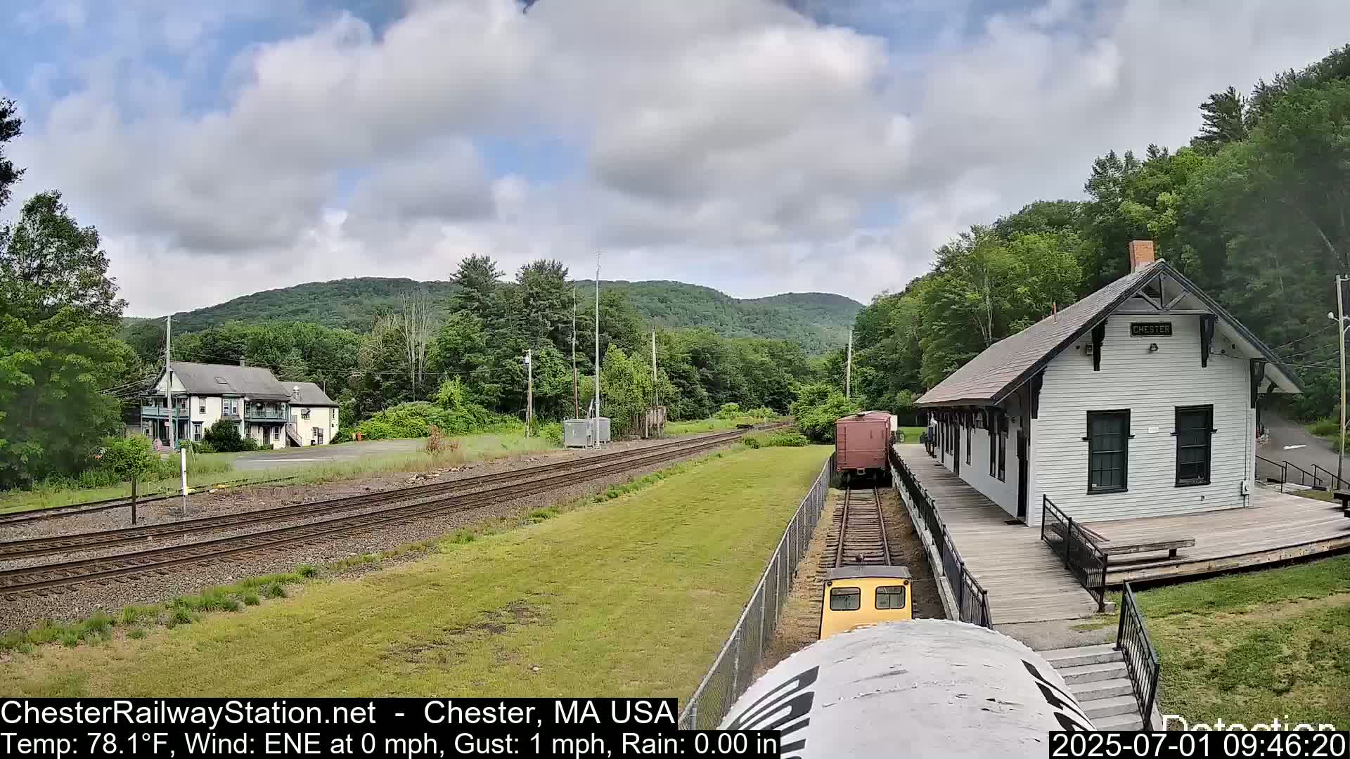 Chester Railway Station Live  Cam - Massachusetts, USA