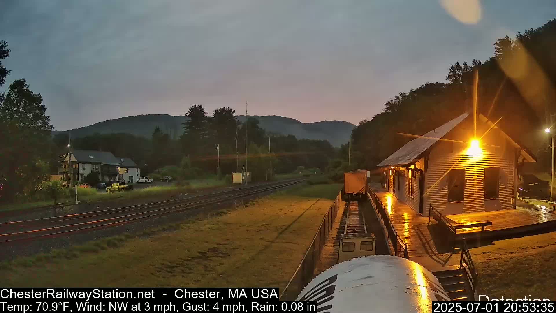 Chester Railway Station Live  Cam - Massachusetts, USA