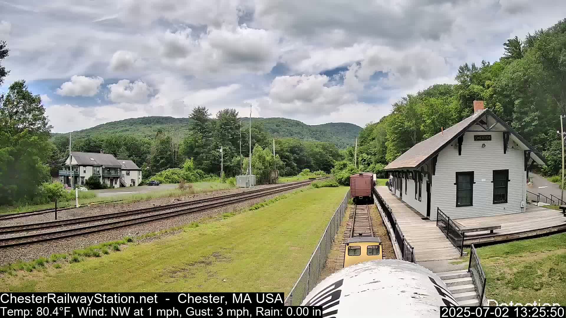Chester Railway Station Live  Cam - Massachusetts, USA