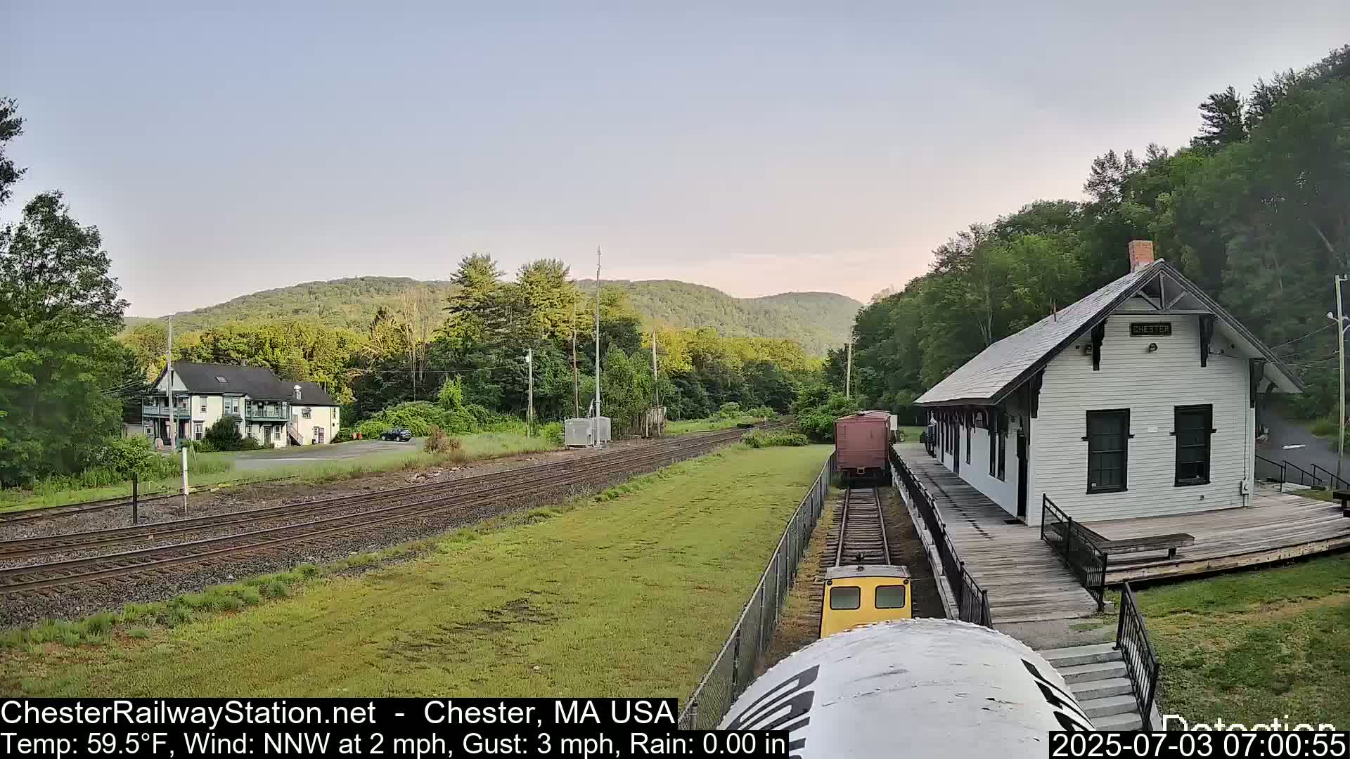 Chester Railway Station Live  Cam - Massachusetts, USA