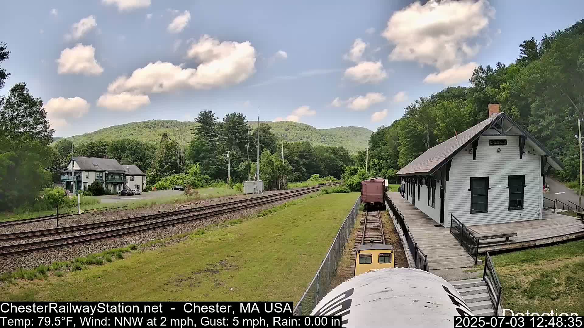 Chester Railway Station Live  Cam - Massachusetts, USA