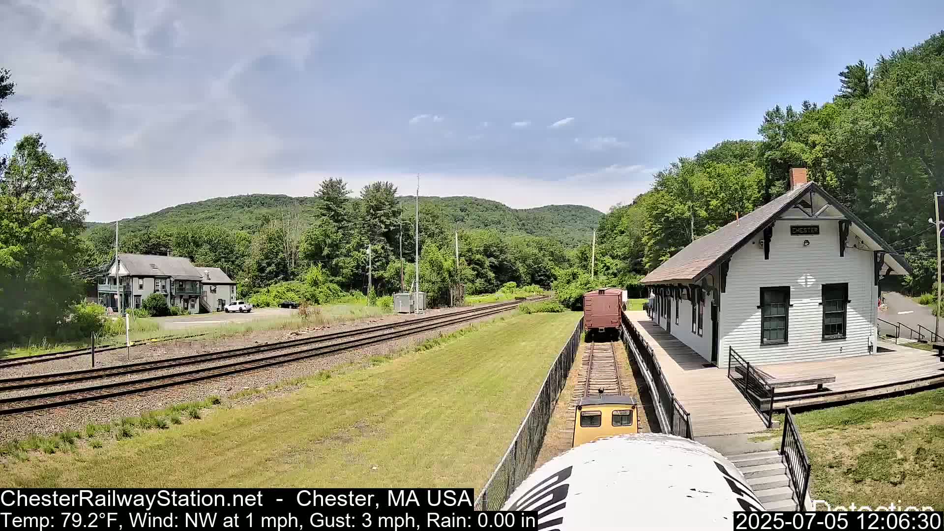 Chester Railway Station Live  Cam - Massachusetts, USA