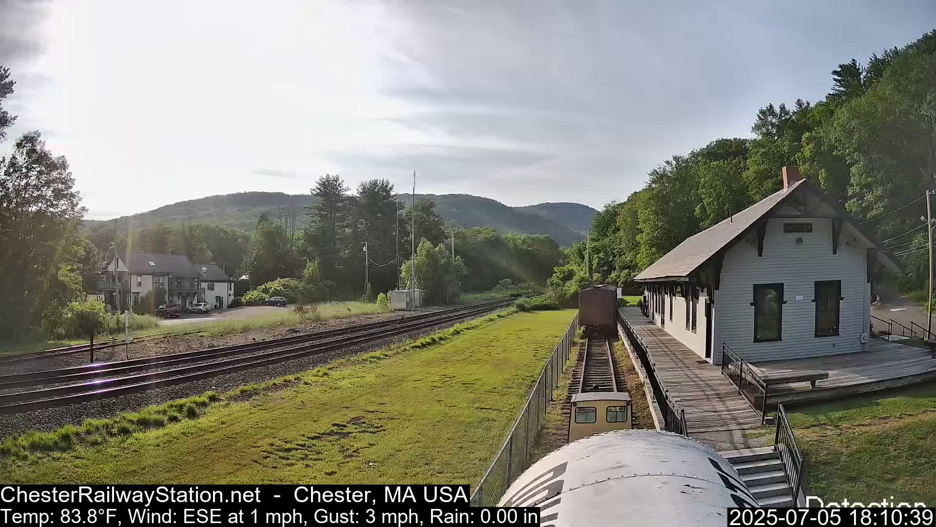 Chester Railway Station Live  Cam - Massachusetts, USA