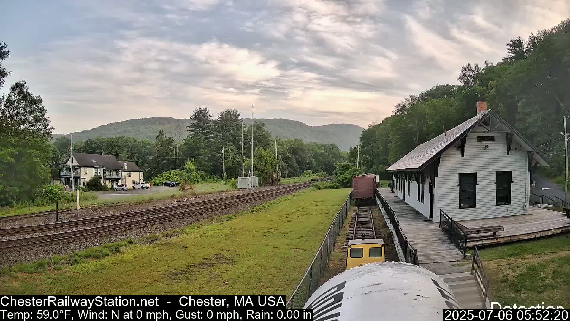Chester Railway Station Live  Cam - Massachusetts, USA