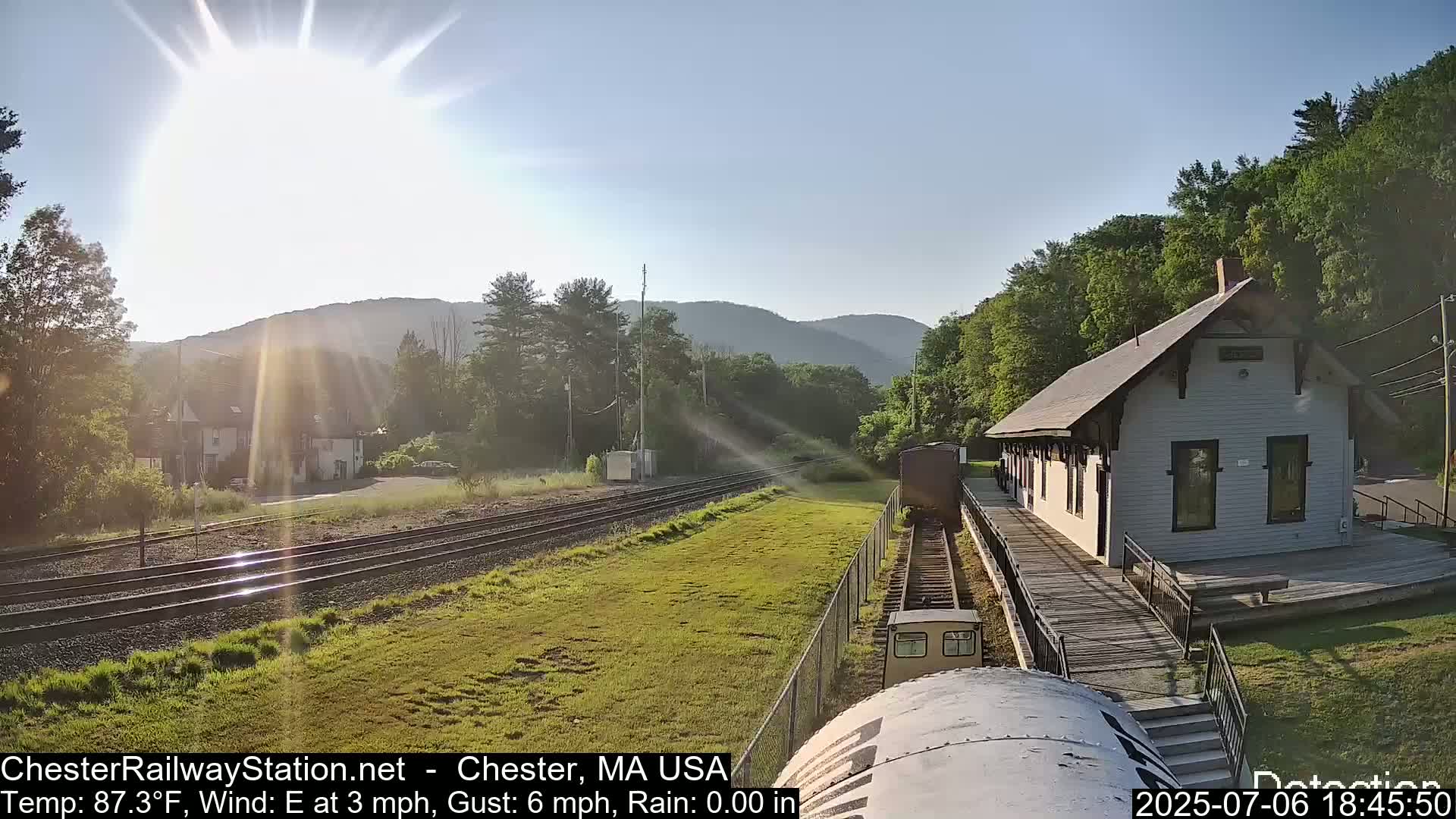 Chester Railway Station Live  Cam - Massachusetts, USA