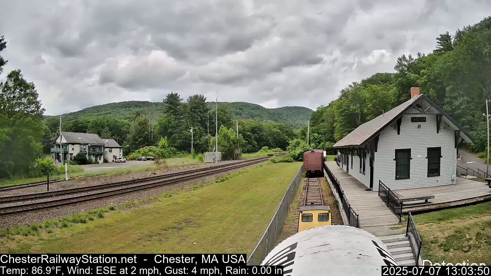 Chester Railway Station Live  Cam - Massachusetts, USA