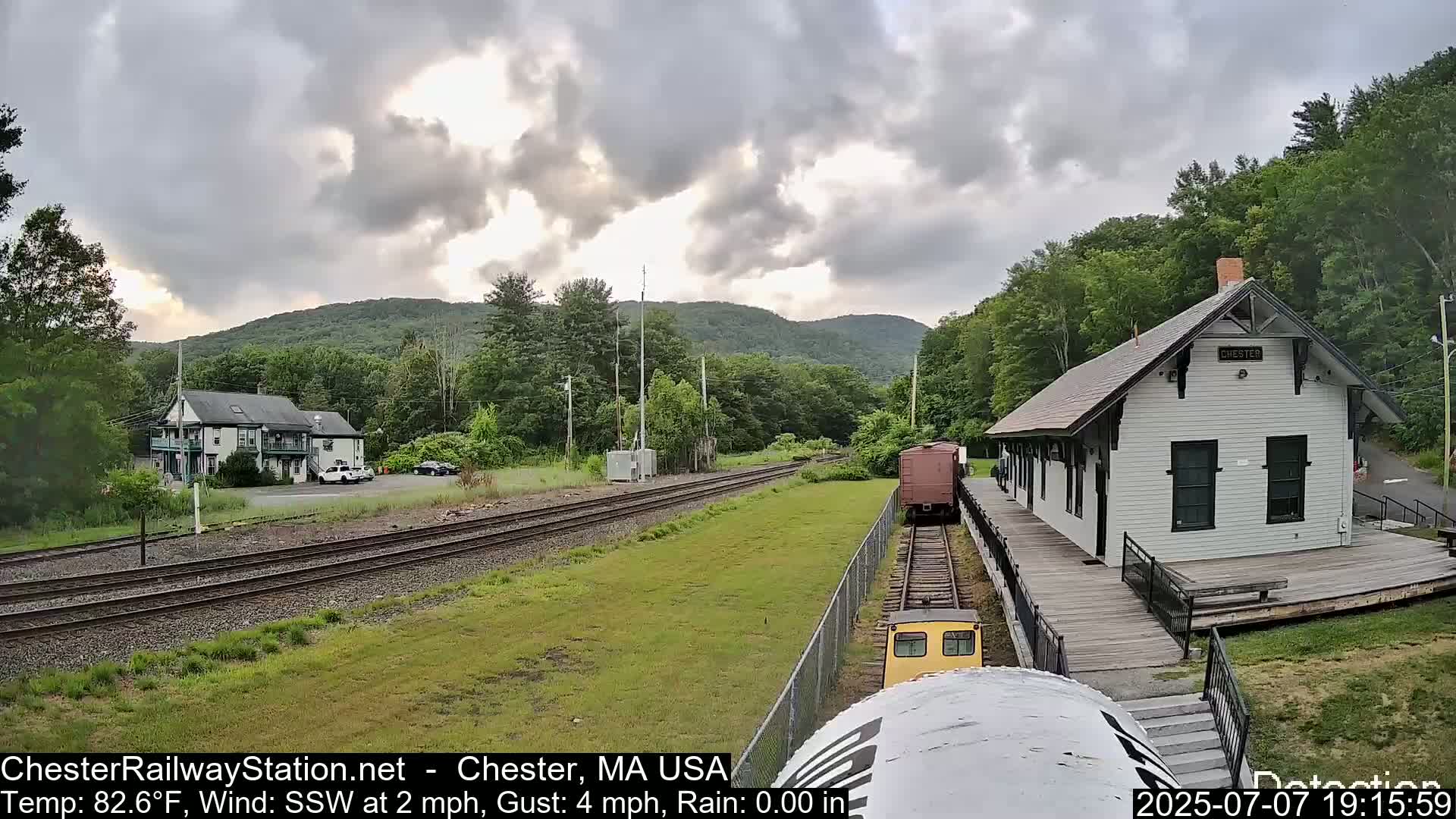 Chester Railway Station Live  Cam - Massachusetts, USA